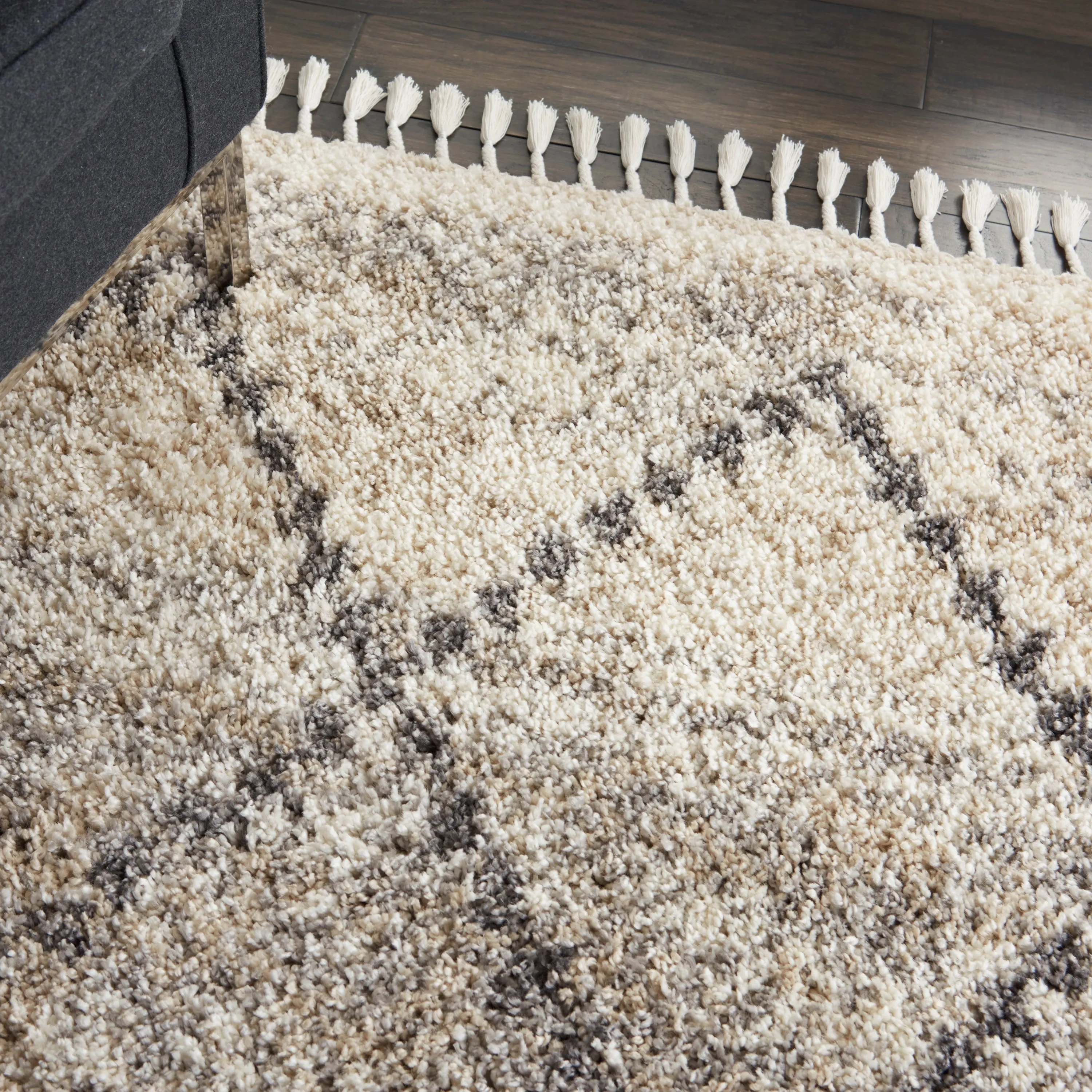 Carson Carrington Hjaltaryd Trellis Shag Area Rug