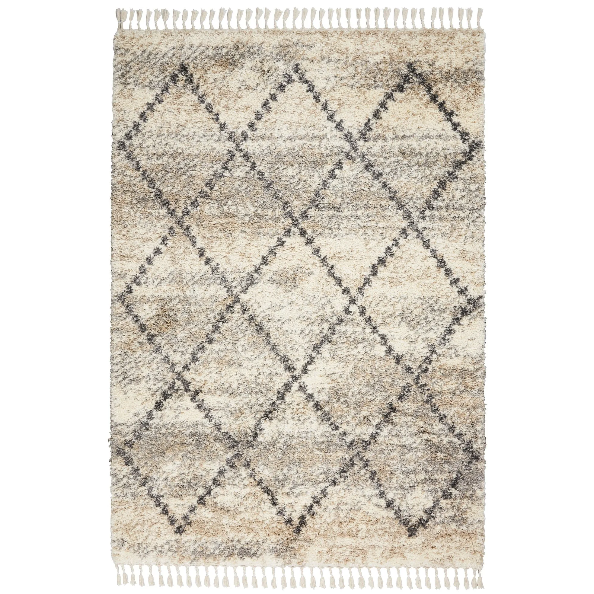 Carson Carrington Hjaltaryd Trellis Shag Area Rug