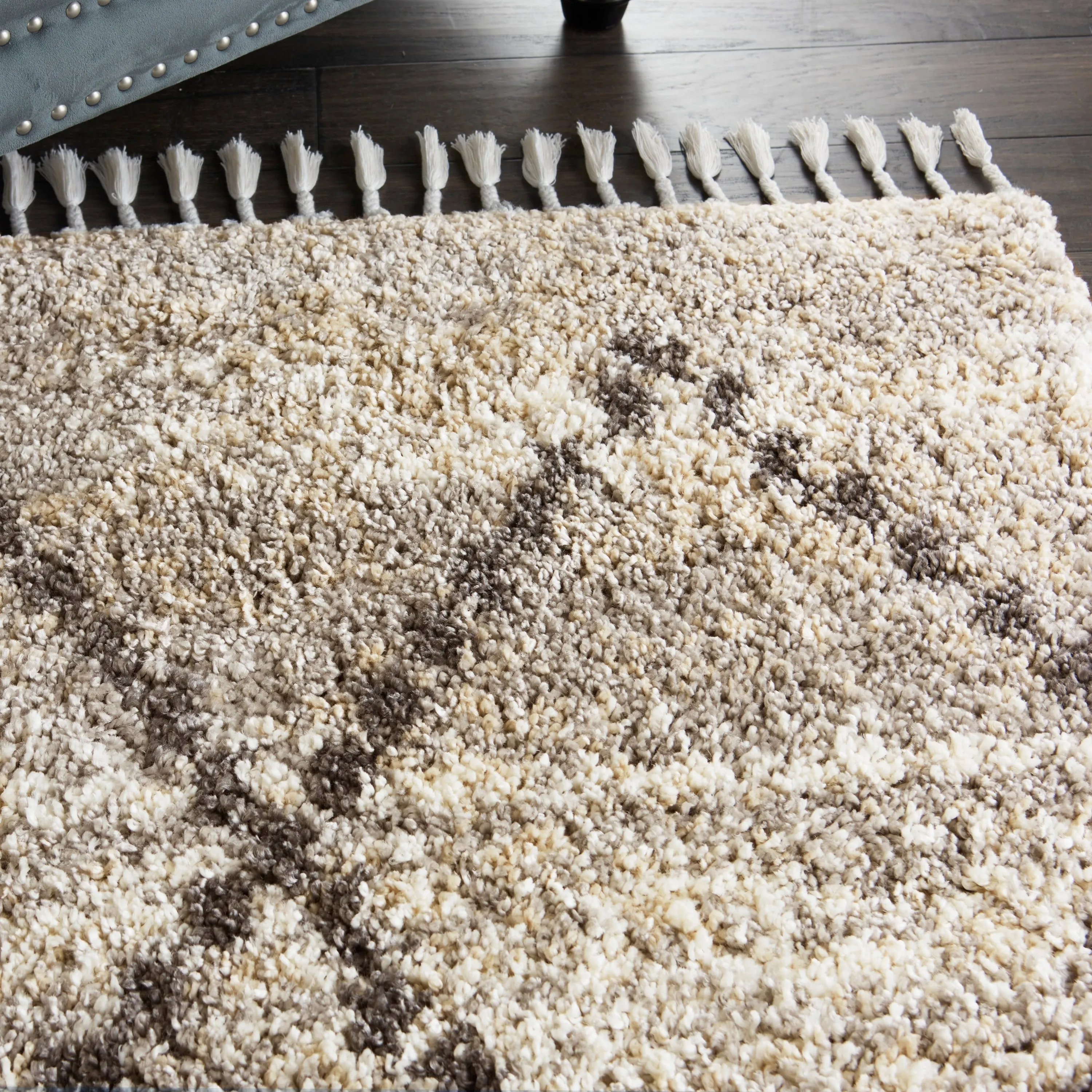 Carson Carrington Hjaltaryd Trellis Shag Area Rug