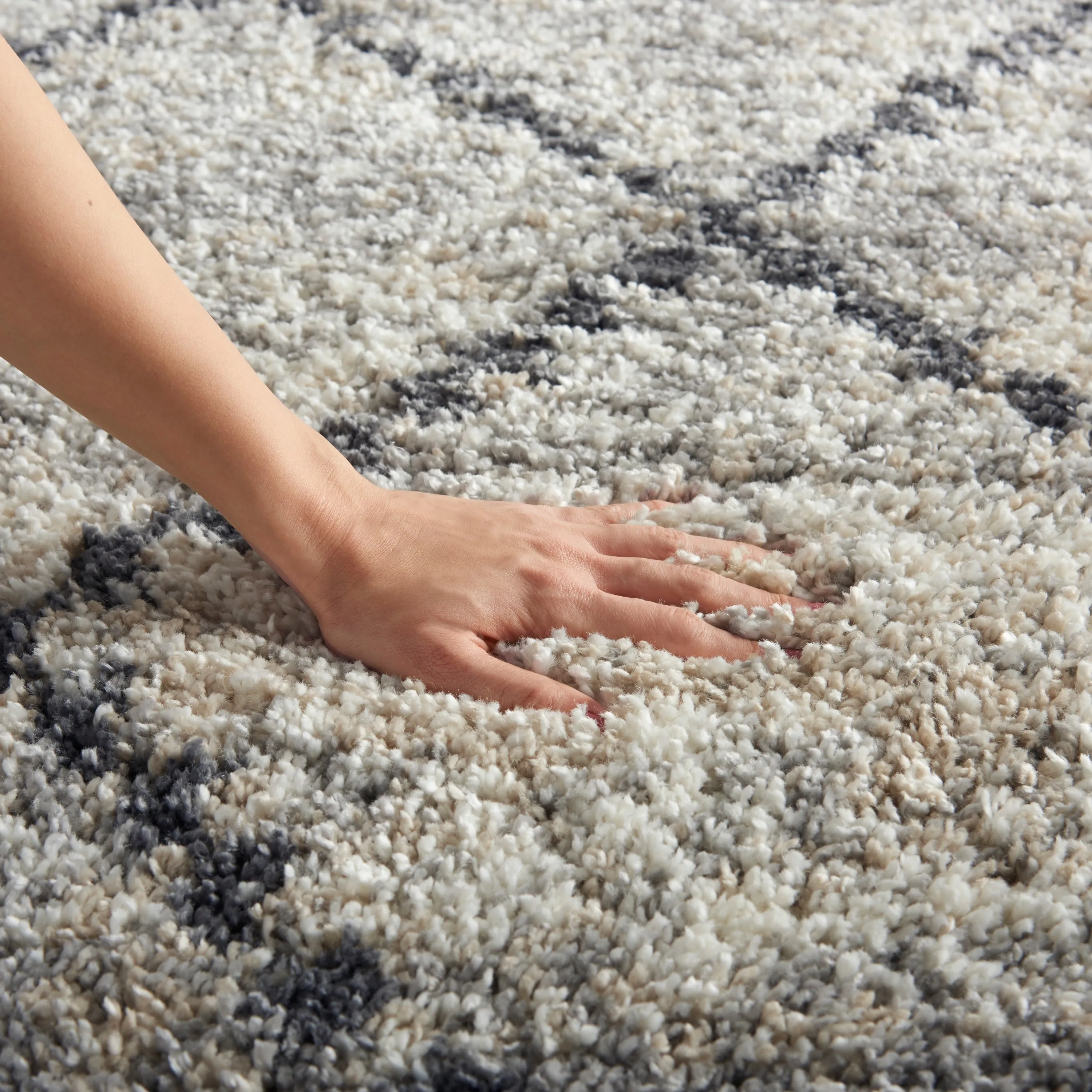 Carson Carrington Hjaltaryd Trellis Shag Area Rug