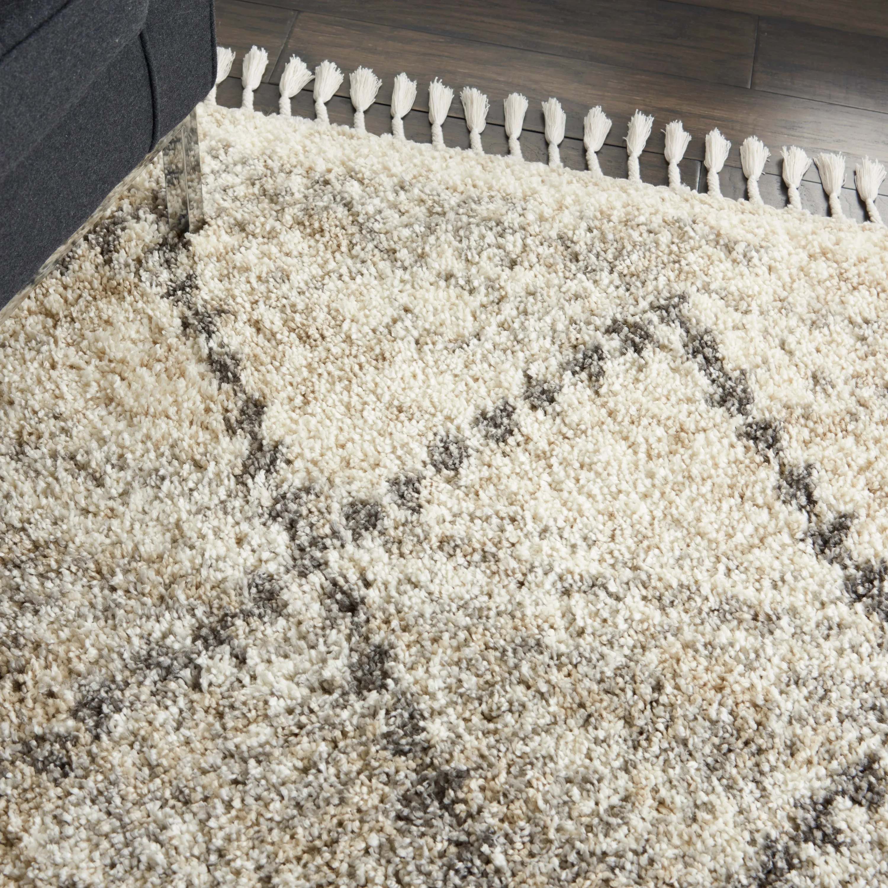 Carson Carrington Hjaltaryd Trellis Shag Area Rug