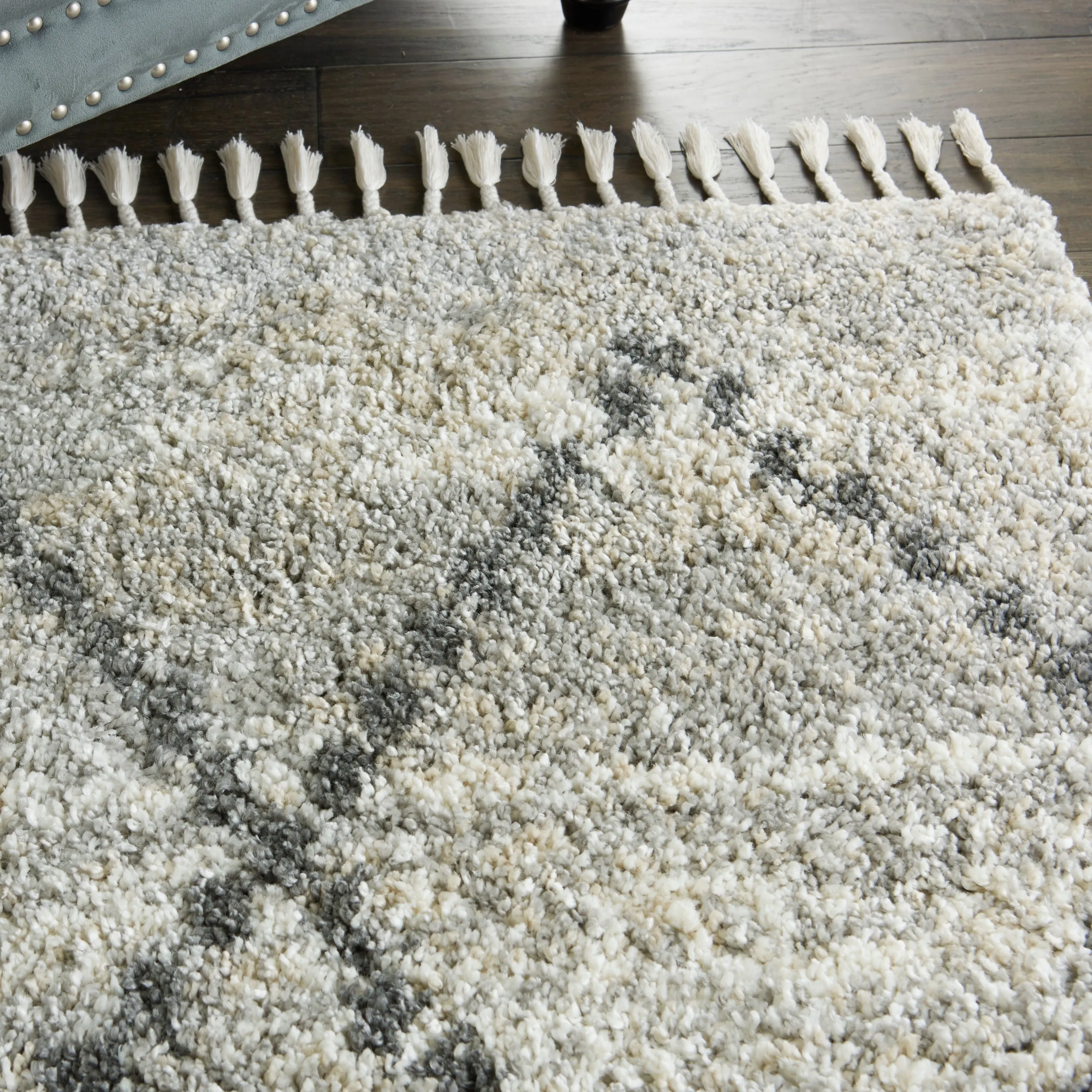 Carson Carrington Hjaltaryd Trellis Shag Area Rug
