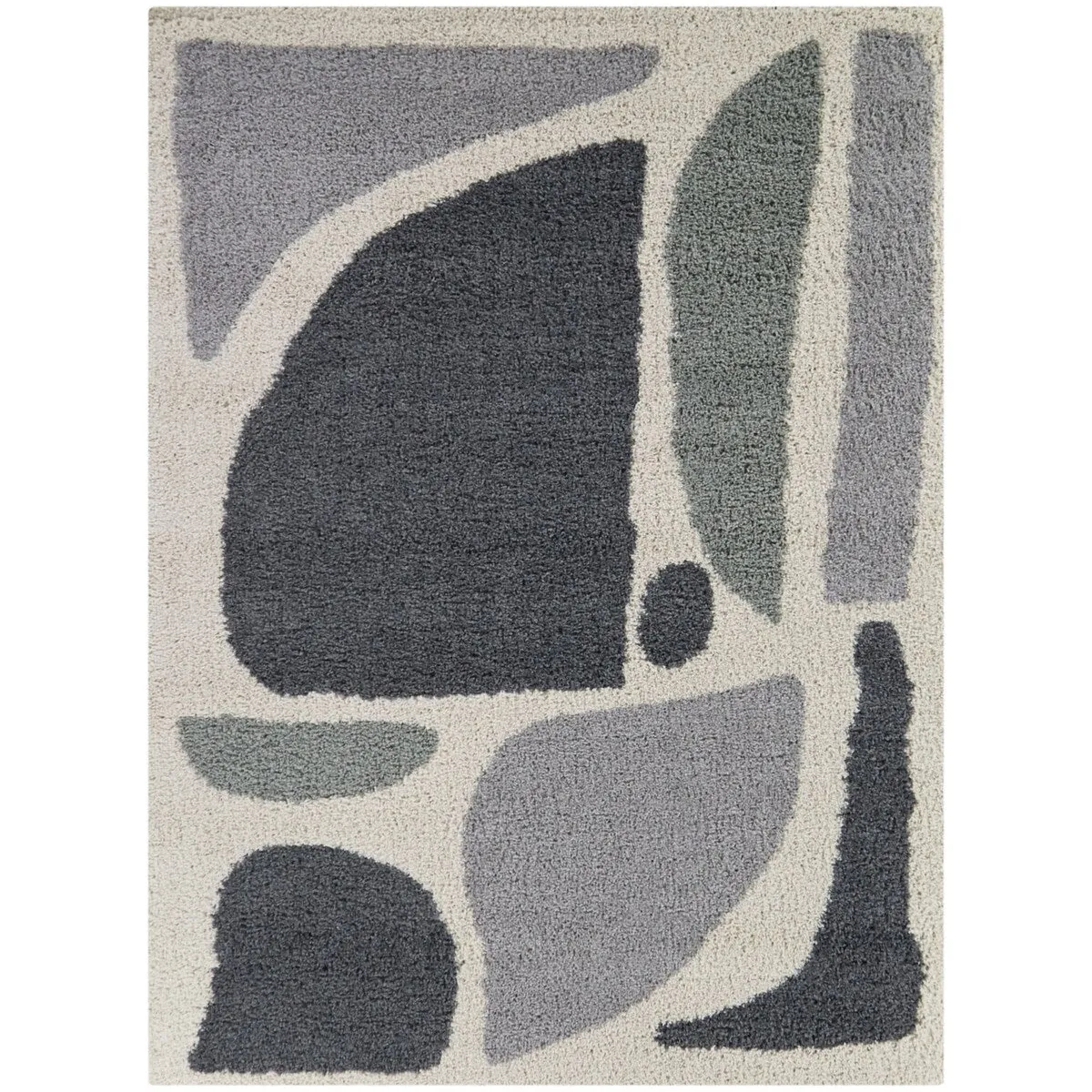 Cesare Abstract Shag Area Rug