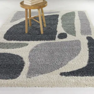 Cesare Abstract Shag Area Rug