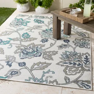 Cesarina Floral Indoor/ Outdoor Area Rug - 8'9 x 12'9