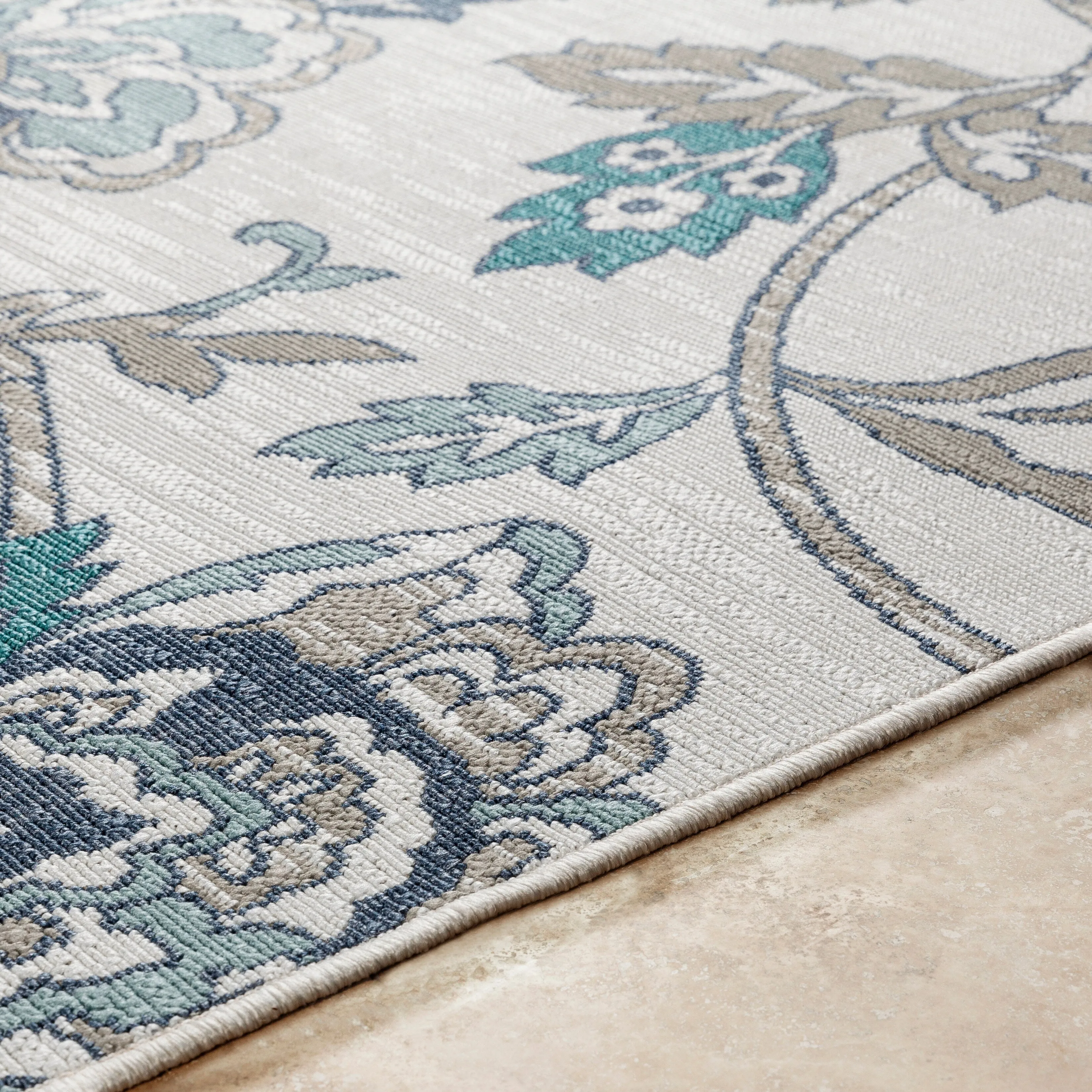 Cesarina Floral Indoor/ Outdoor Area Rug - 8'9 x 12'9