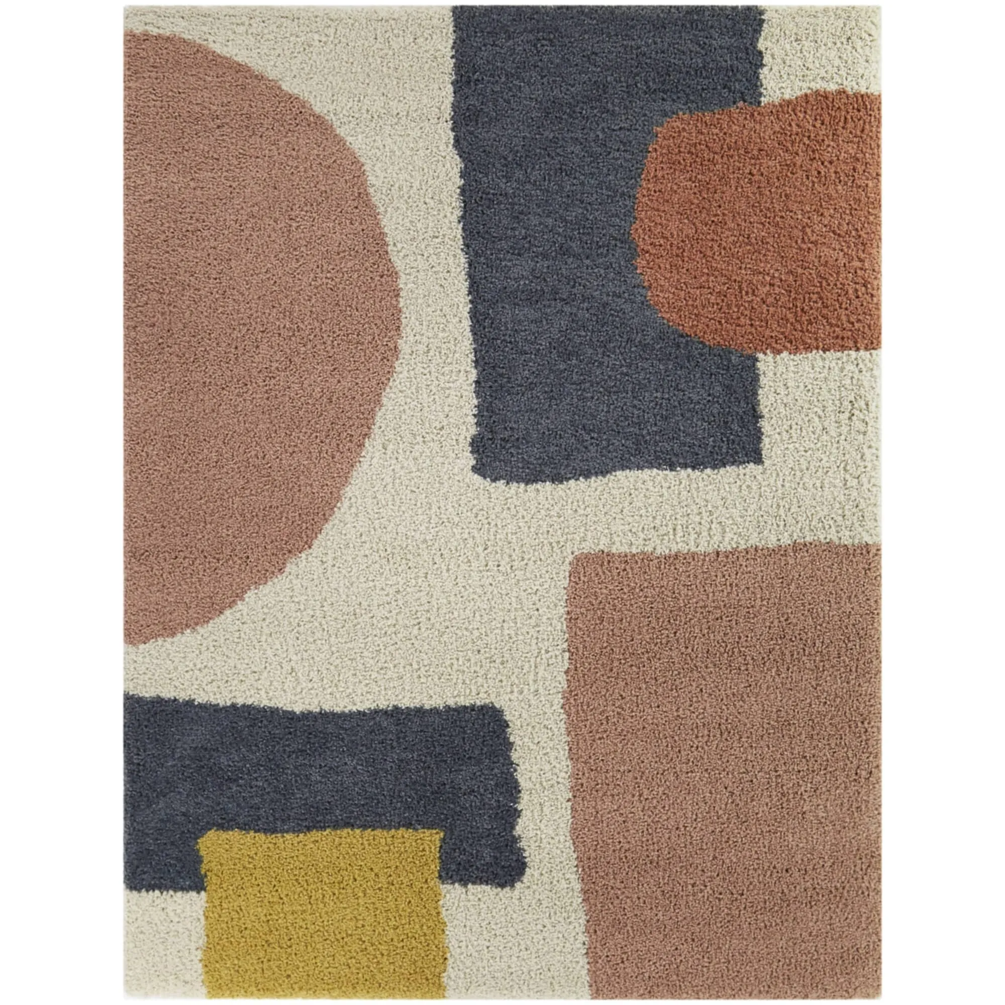Chapelle Modern Geometric Shag Area Rug