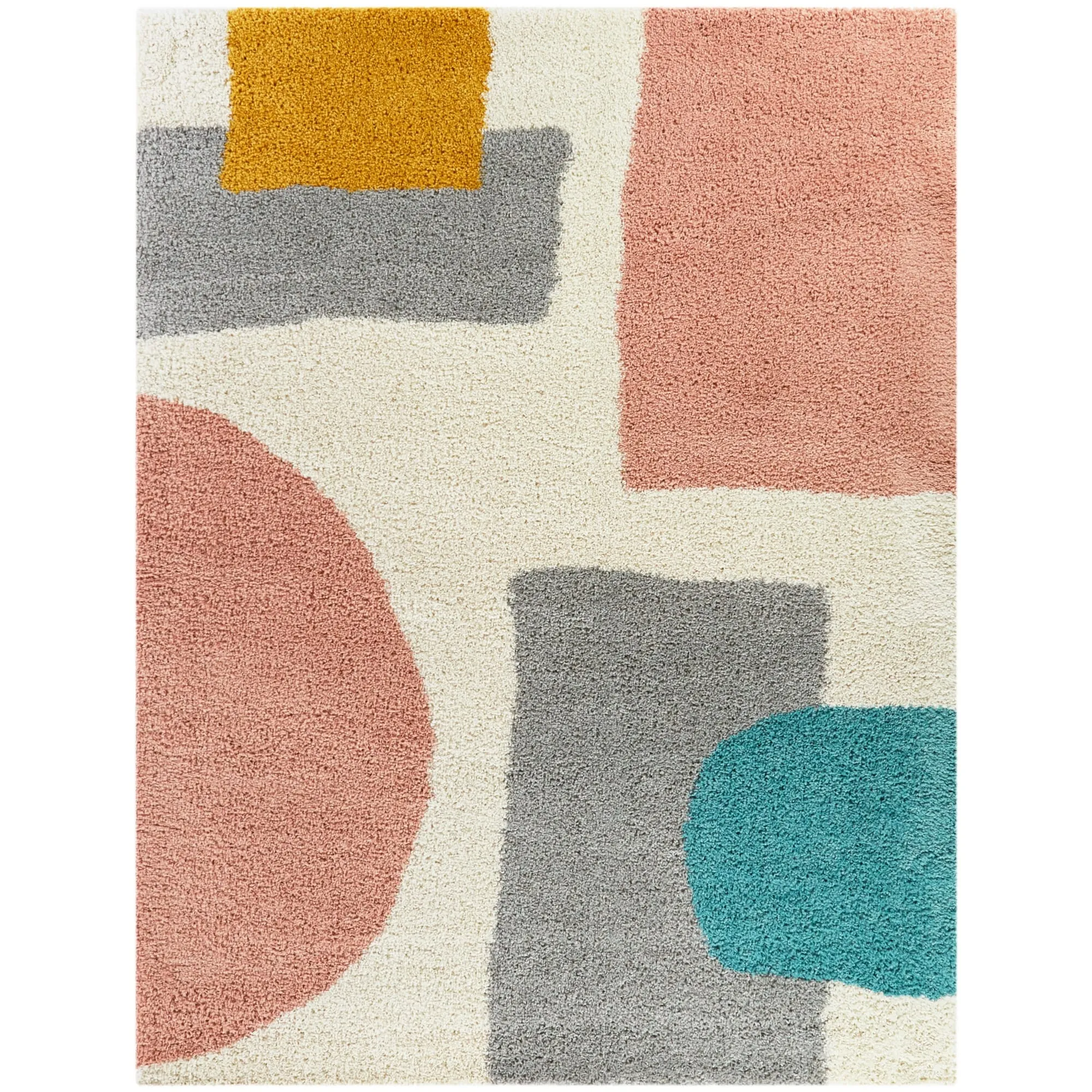 Chapelle Modern Geometric Shag Area Rug