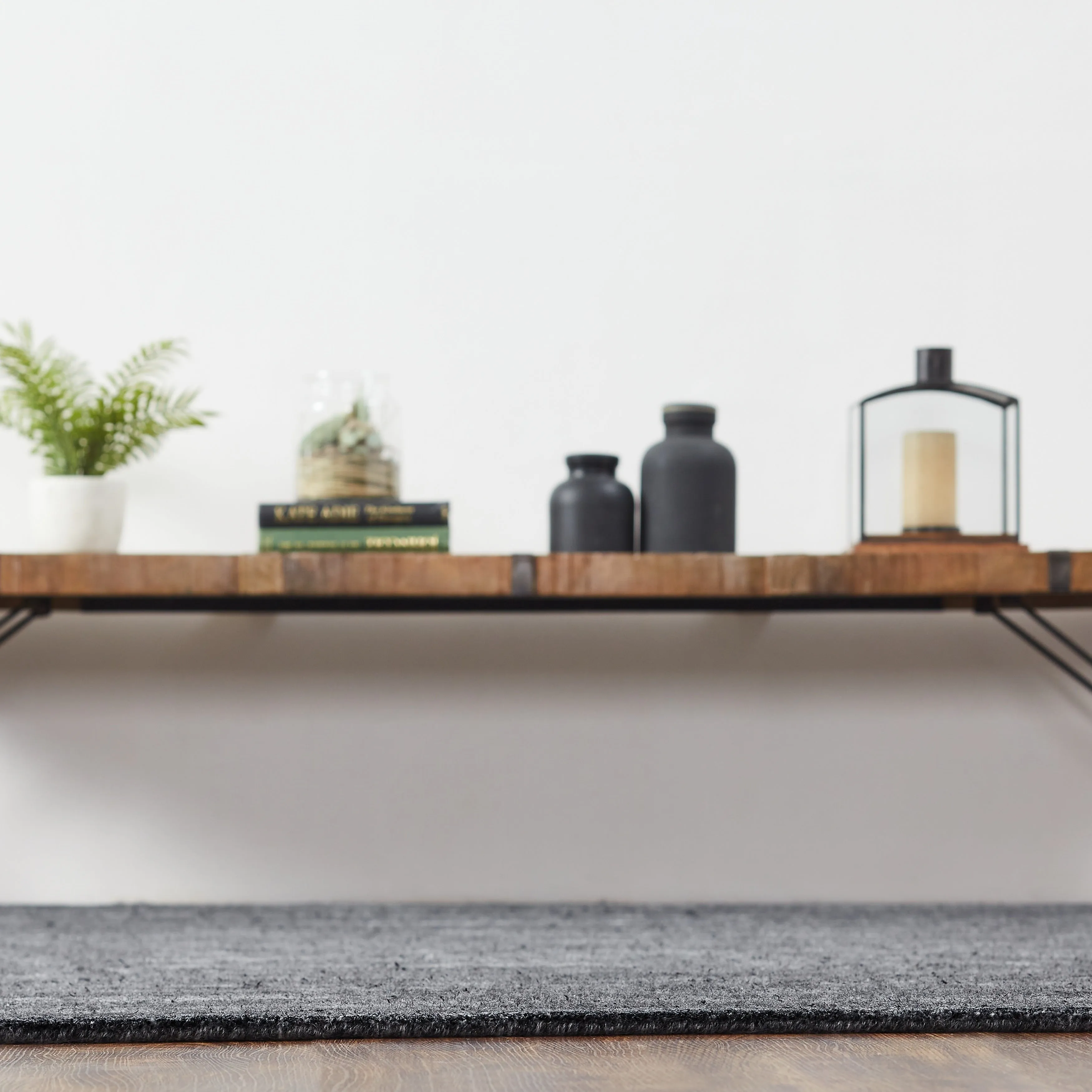 Charcoal Handmade Area Rug