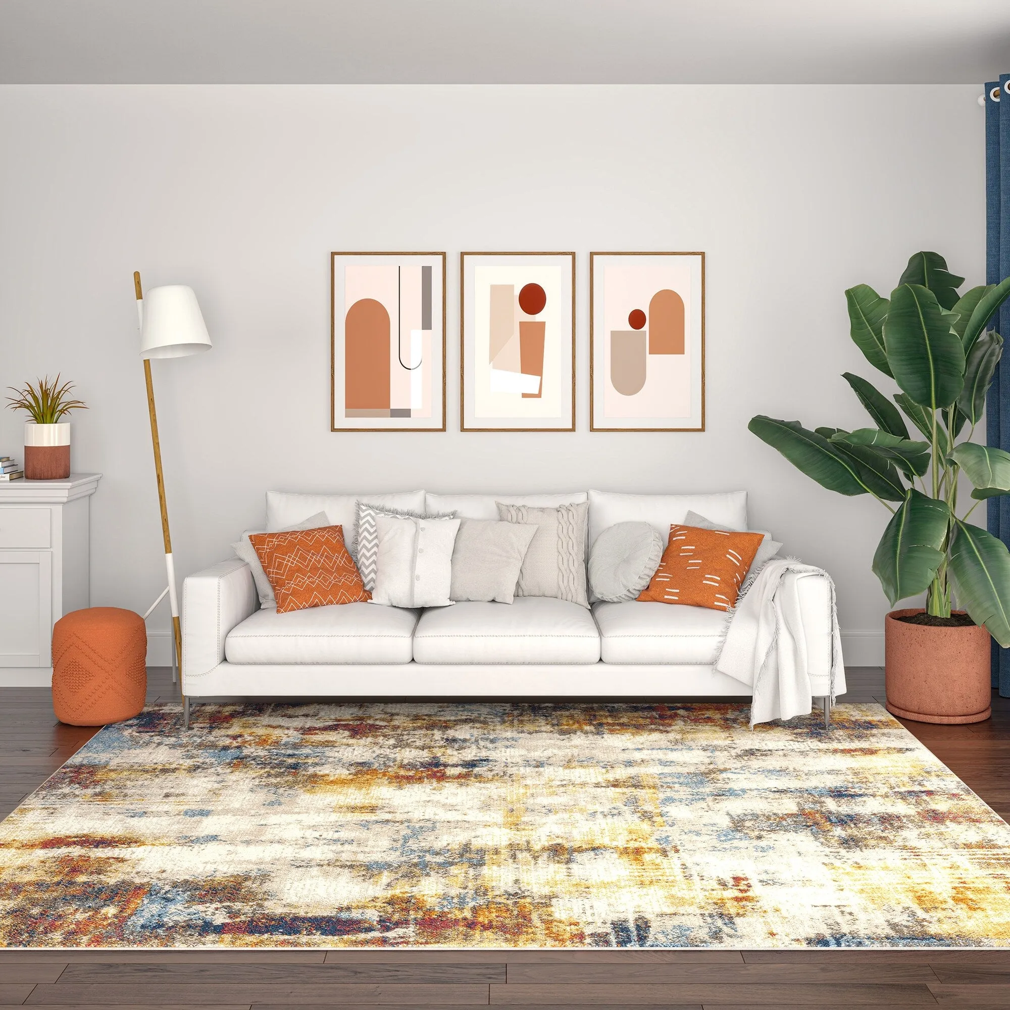 Chesney Modern & Contemporary Abstract Indoor Area Rug
