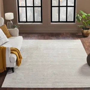 Chinocolored Wool Viscose Handmade Area Rug