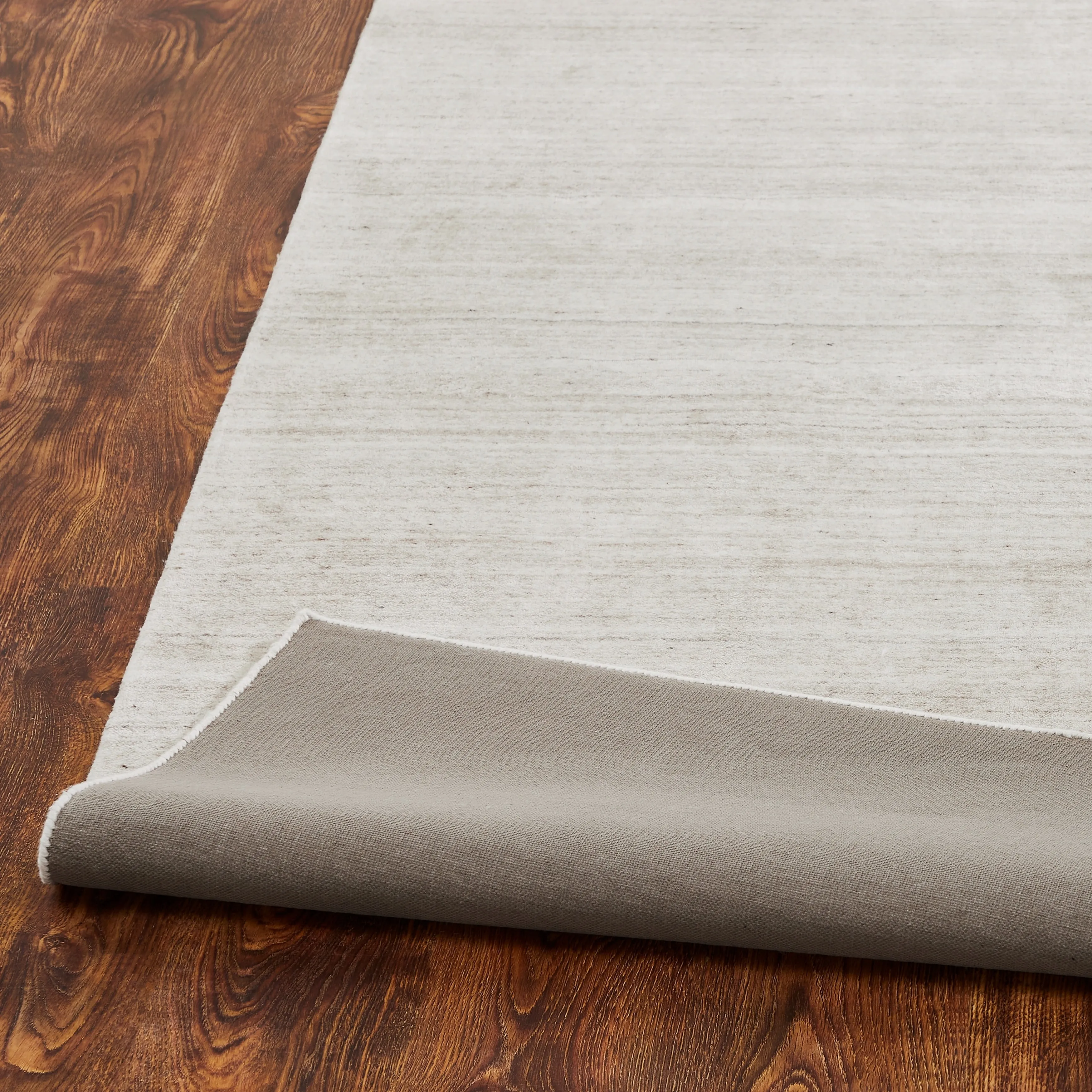 Chinocolored Wool Viscose Handmade Area Rug