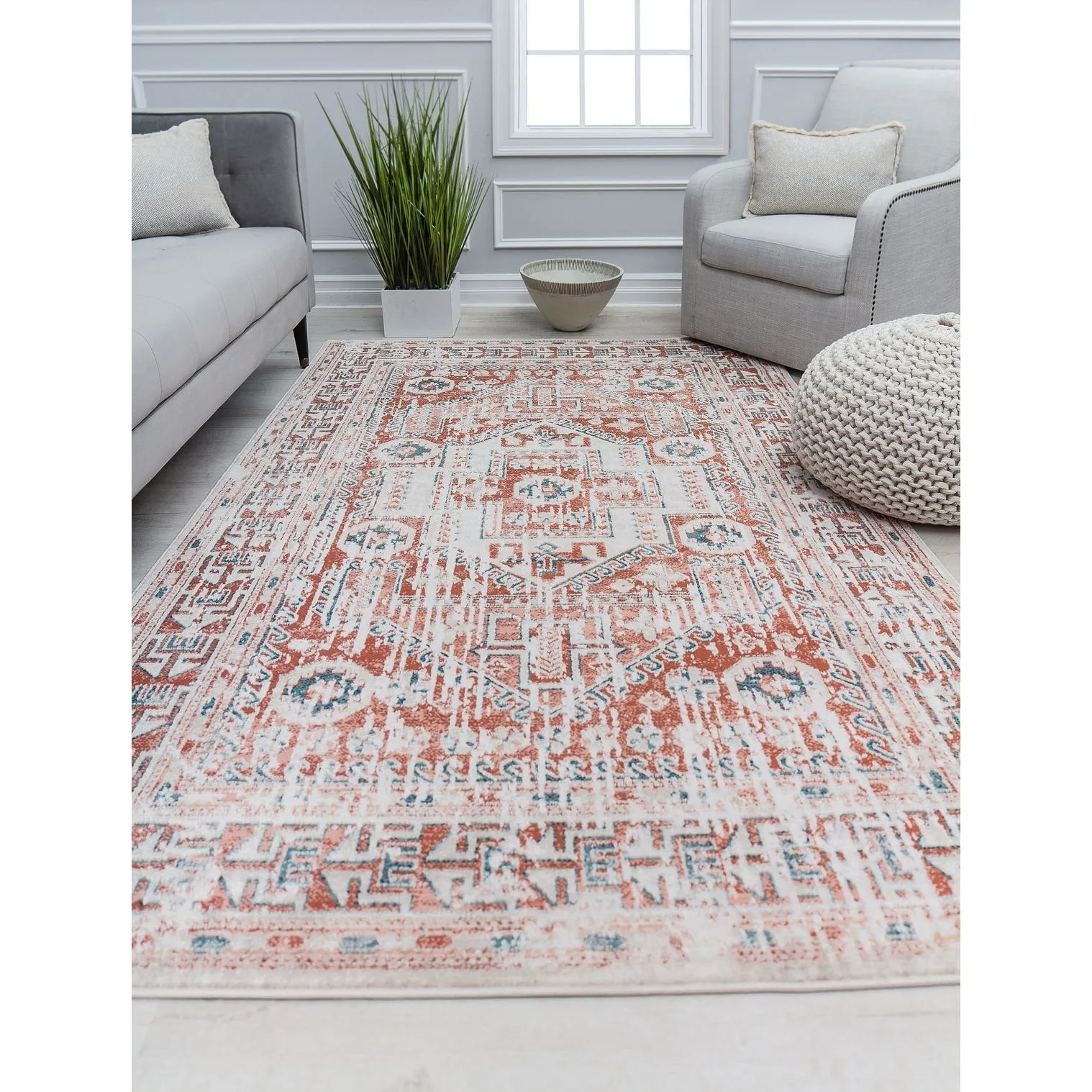 Claire Vintage Transitional Area Rug by Rugs America