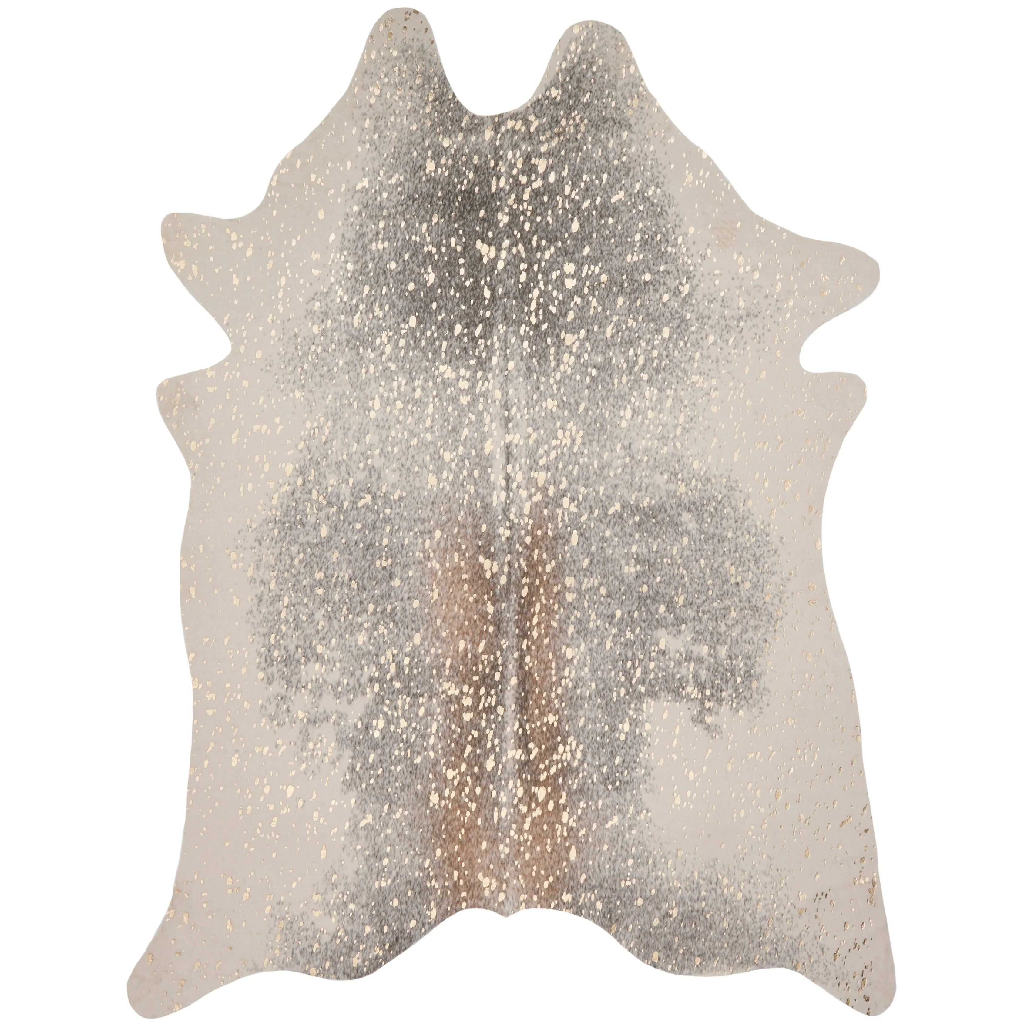 Clayton Modern Rustic Faux Cowhide Area Rug
