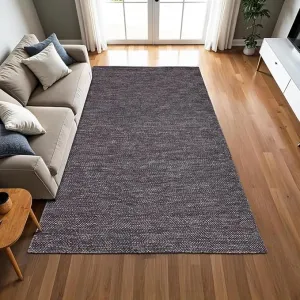 Coastal Handmade Wool Rugs Lattice Brown/Grey & White For Living Room