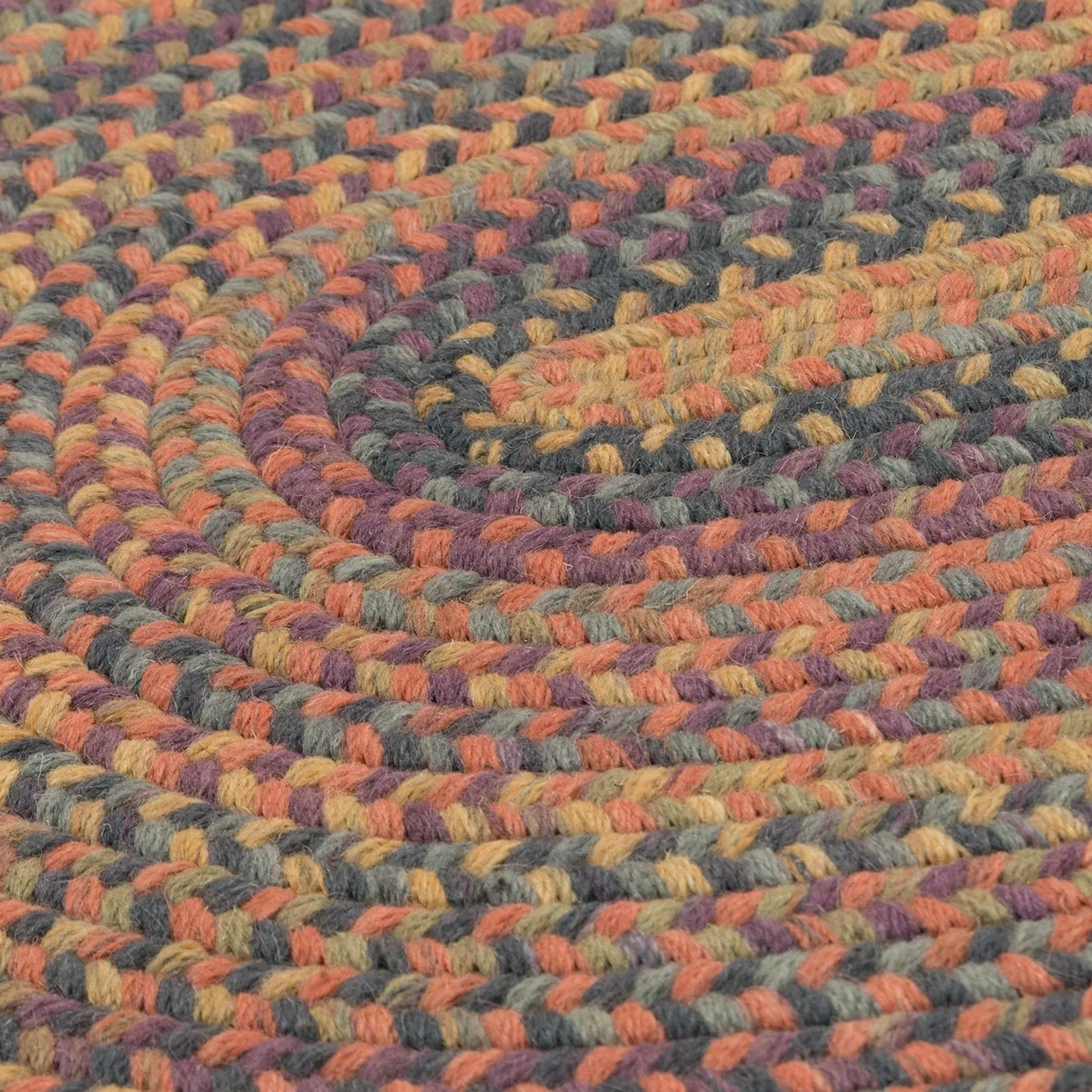 Colonial Mills Westcott Indoor Space-dyed Wool Braided Area Rug