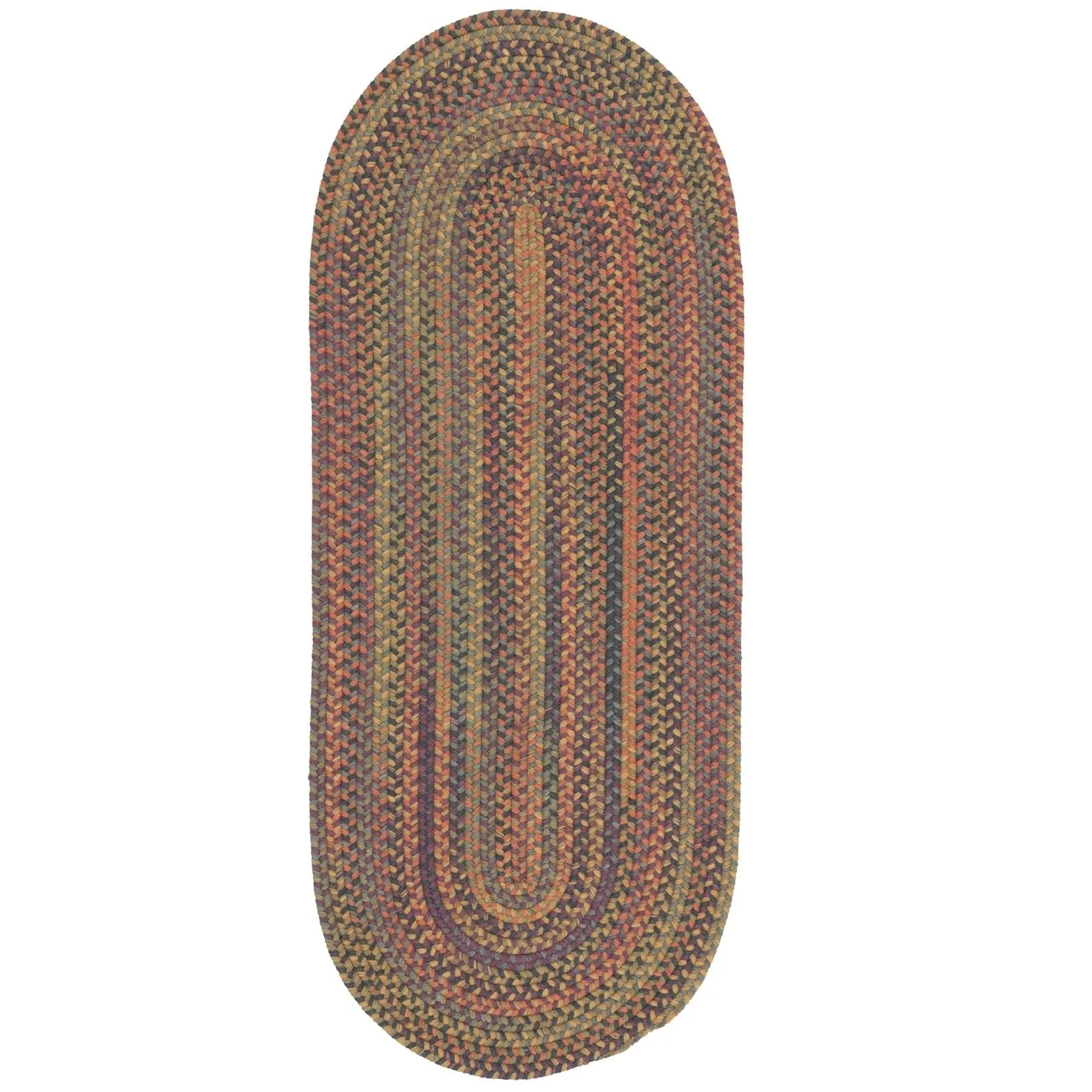 Colonial Mills Westcott Indoor Space-dyed Wool Braided Area Rug