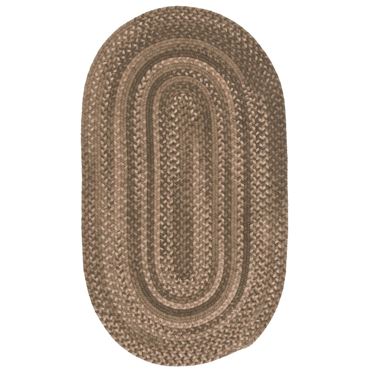 Colonial Mills Westcott Indoor Space-dyed Wool Braided Area Rug