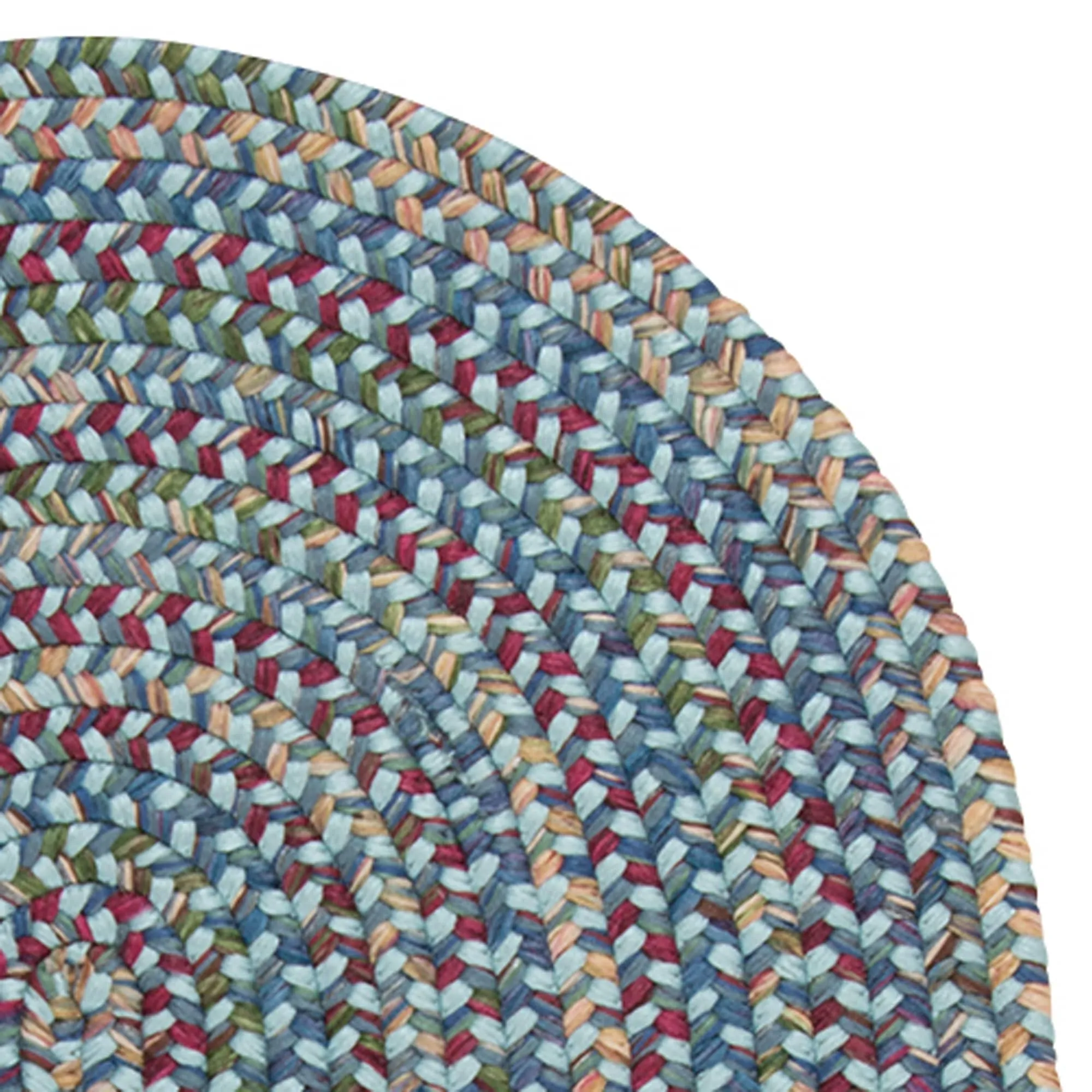 Colonial Mills Worley Multicolor Rustic Braided Handcrafted Runner Rug