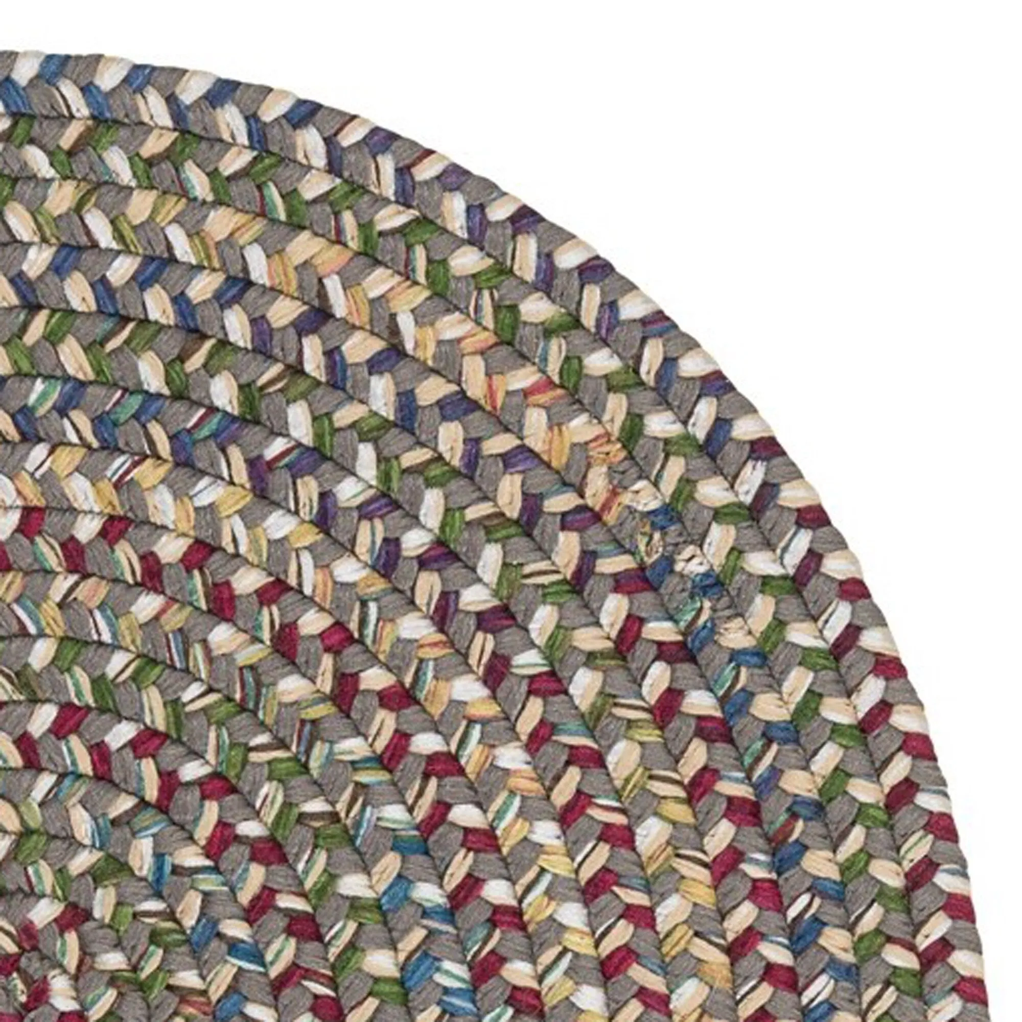 Colonial Mills Worley Multicolor Rustic Braided Handcrafted Runner Rug