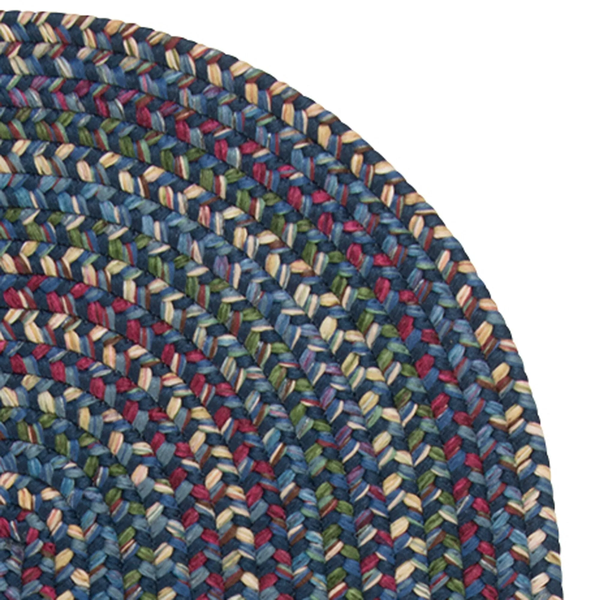 Colonial Mills Worley Multicolor Rustic Braided Handcrafted Runner Rug