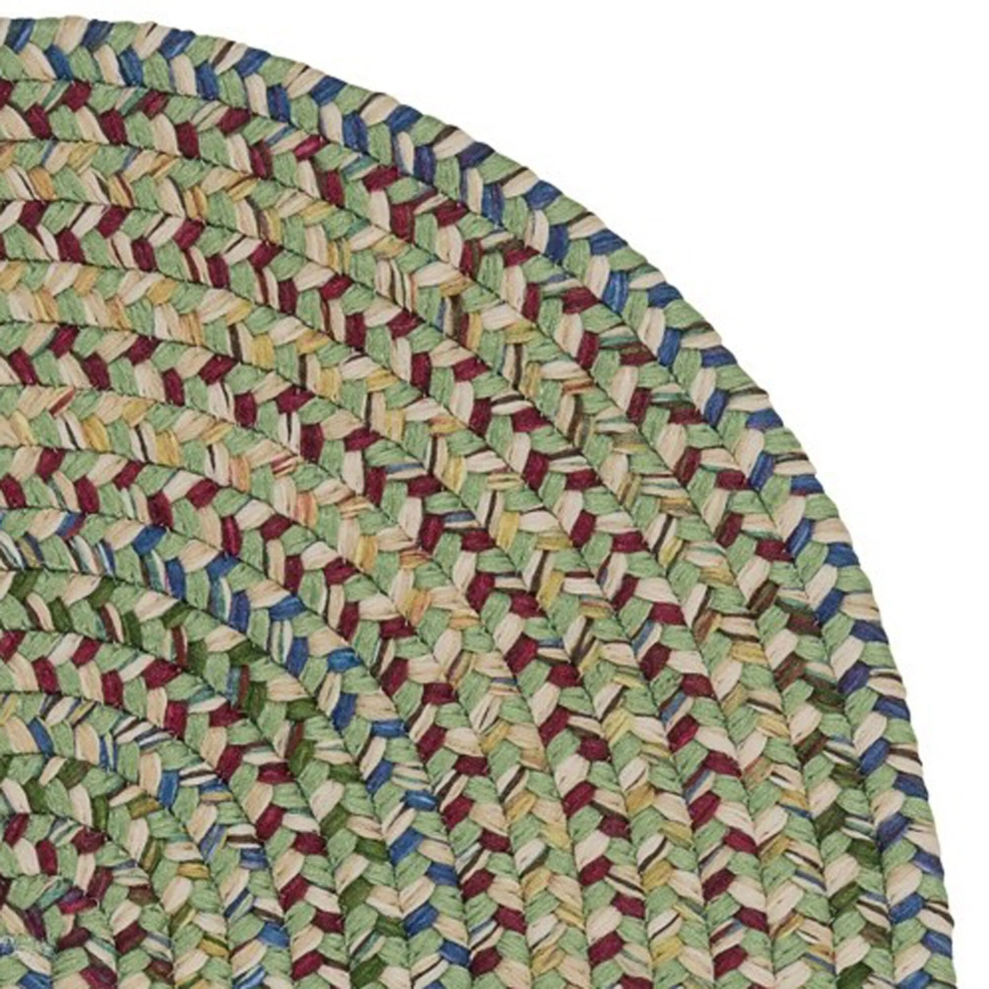 Colonial Mills Worley Multicolor Rustic Braided Handcrafted Runner Rug