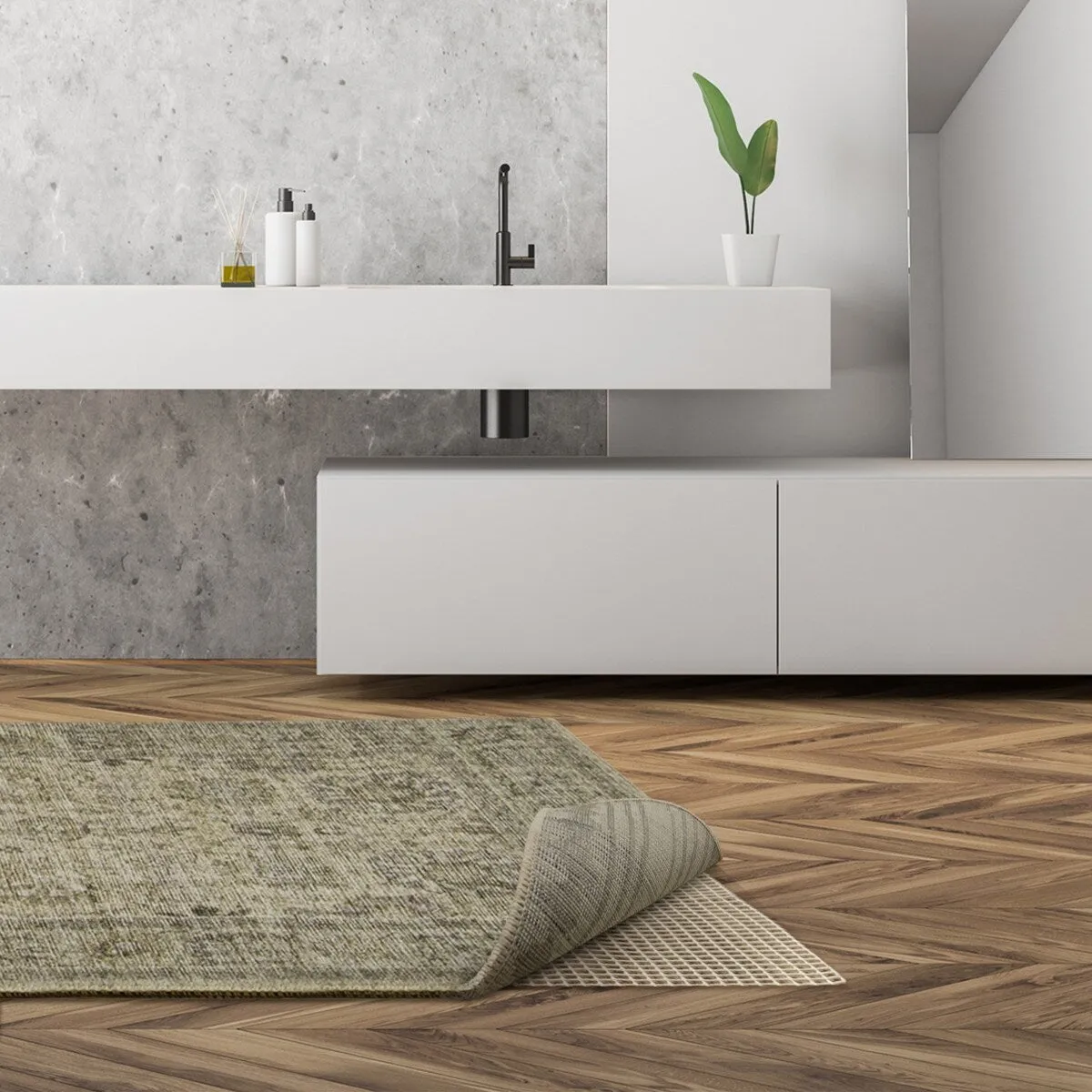Con-Tact Brand Eco-Grip Non-slip Rug Pad (10' x 14') - Natural - 10' x 14'
