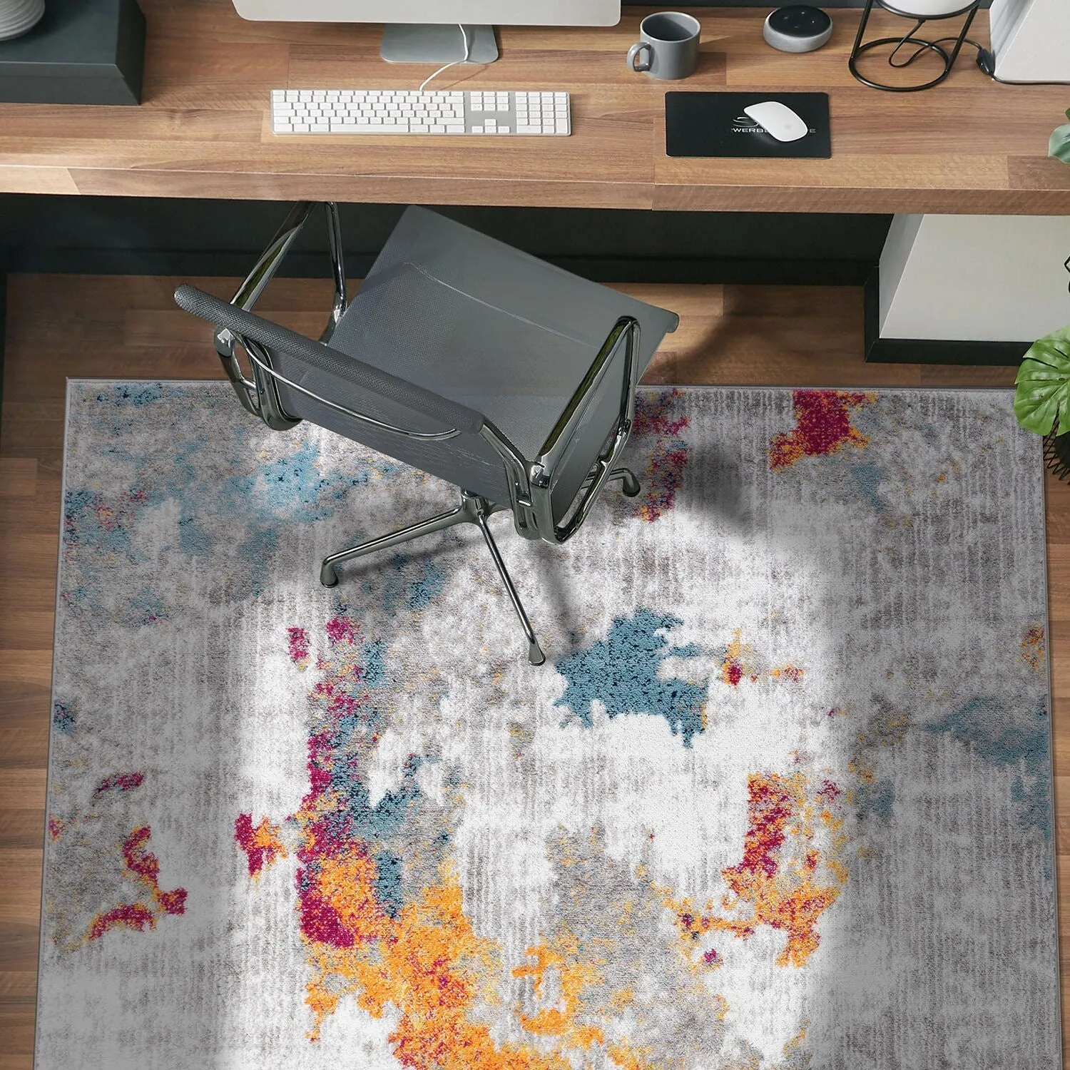 Contemporary Abstract Elegance Area Rug
