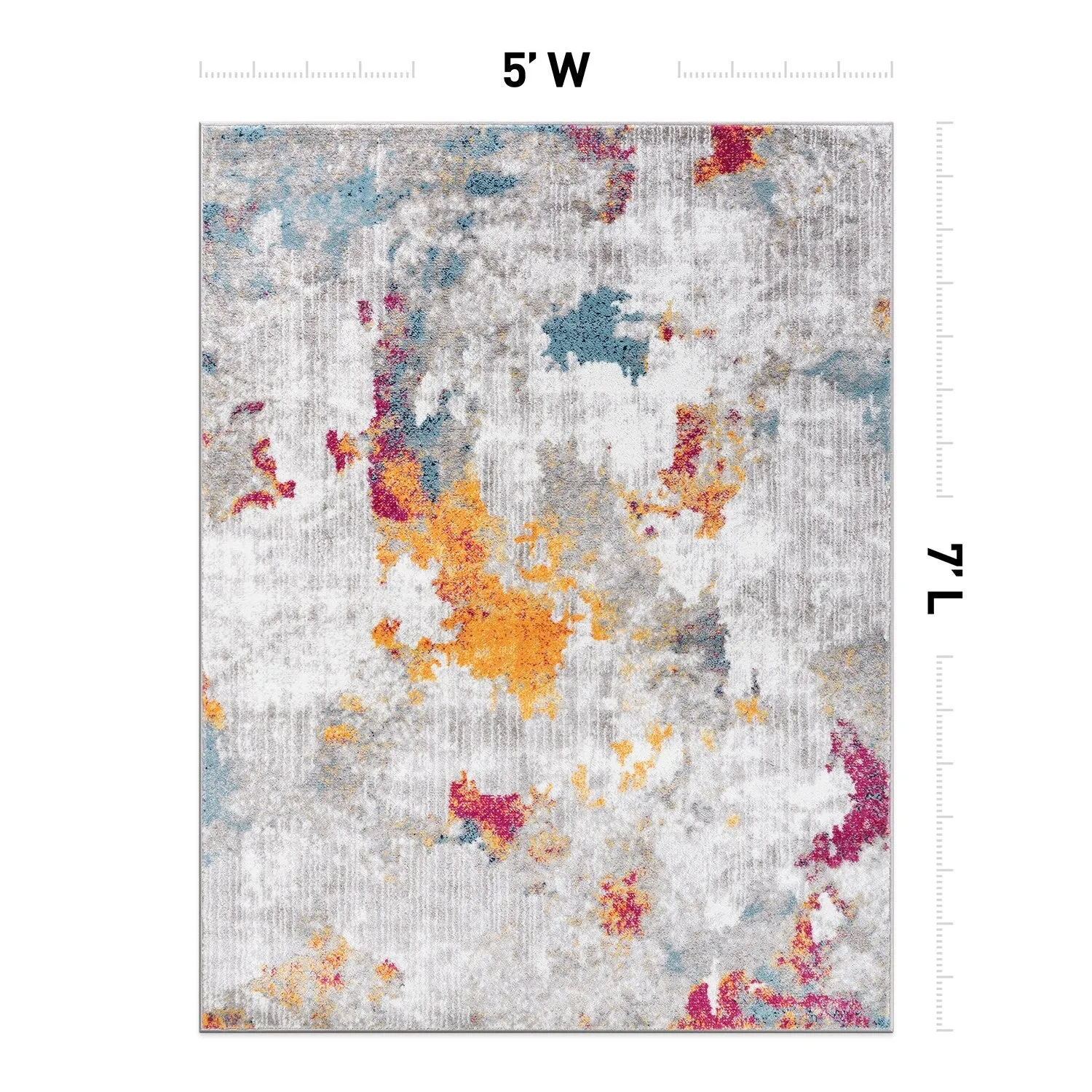 Contemporary Abstract Elegance Area Rug
