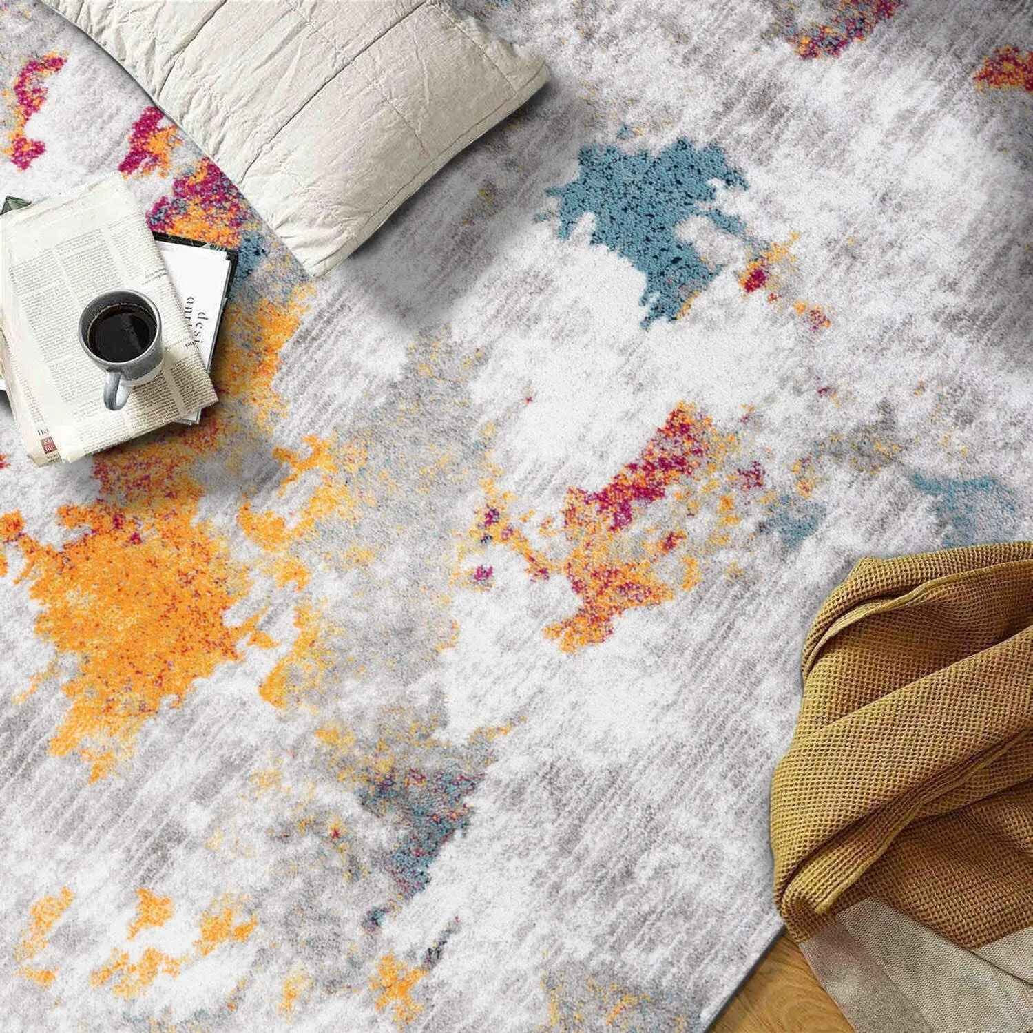 Contemporary Abstract Elegance Area Rug