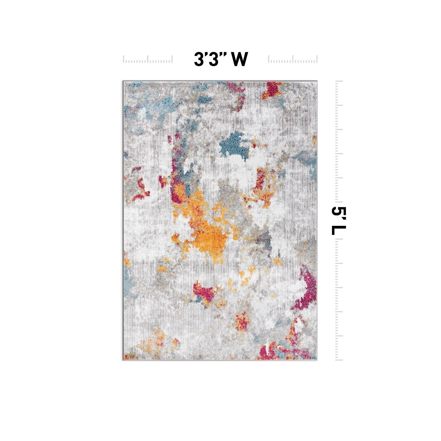 Contemporary Abstract Elegance Area Rug
