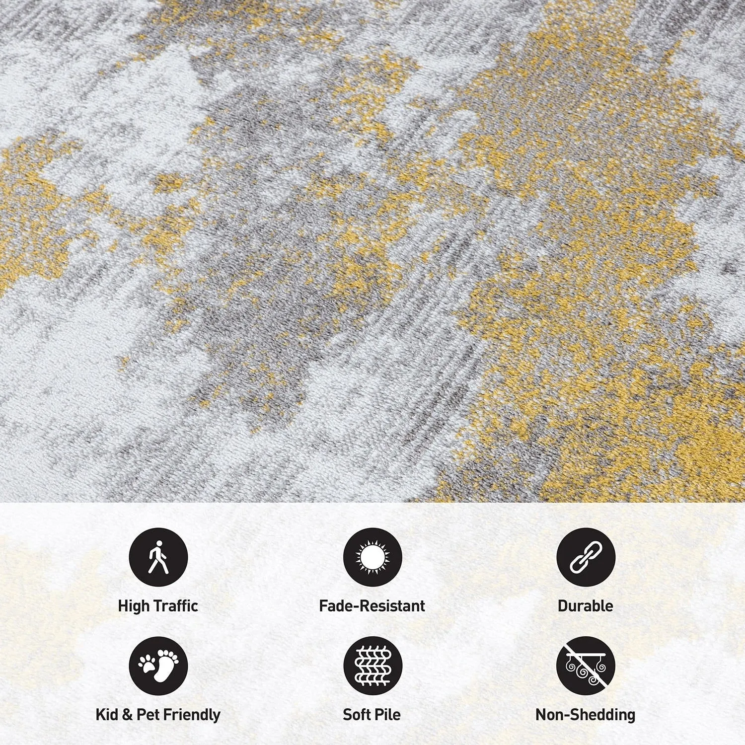 Contemporary Abstract Elegance Area Rug