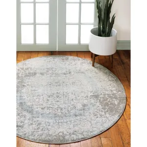 Contemporary Franbu Collection Area Rug - 5' Round