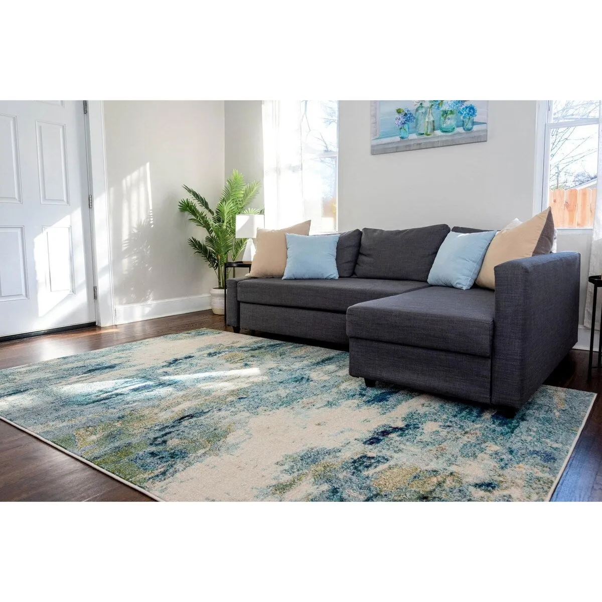 Contemporary Visby Collection Area Rug
