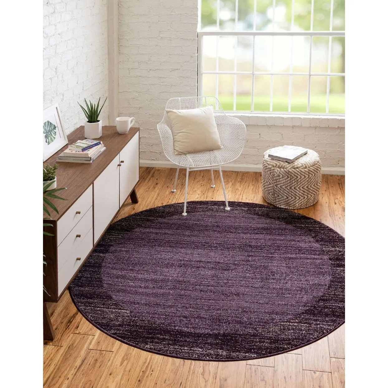 Contemporary Weby Collection Area Rug