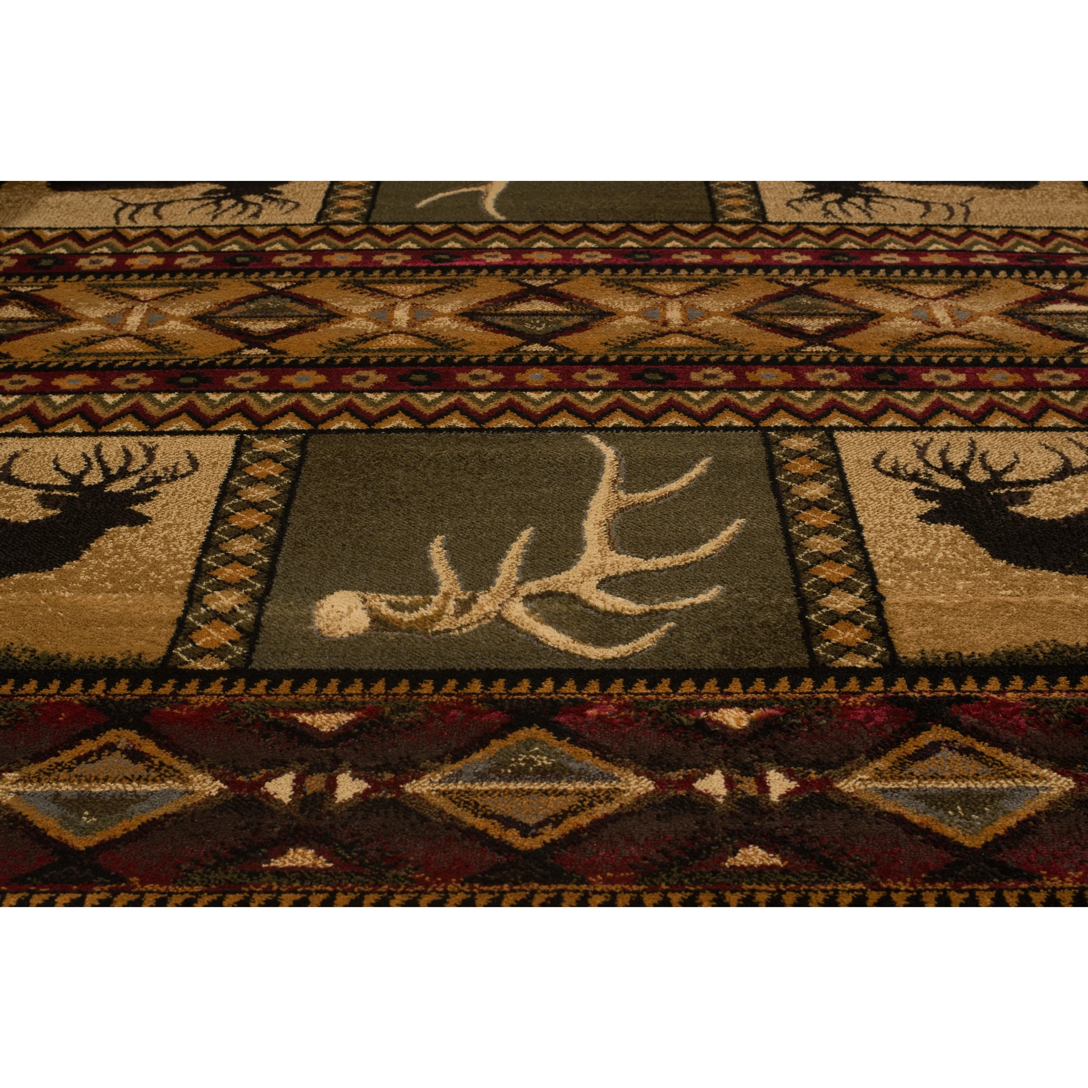 Copper Grove Alberta Antler Area Rug