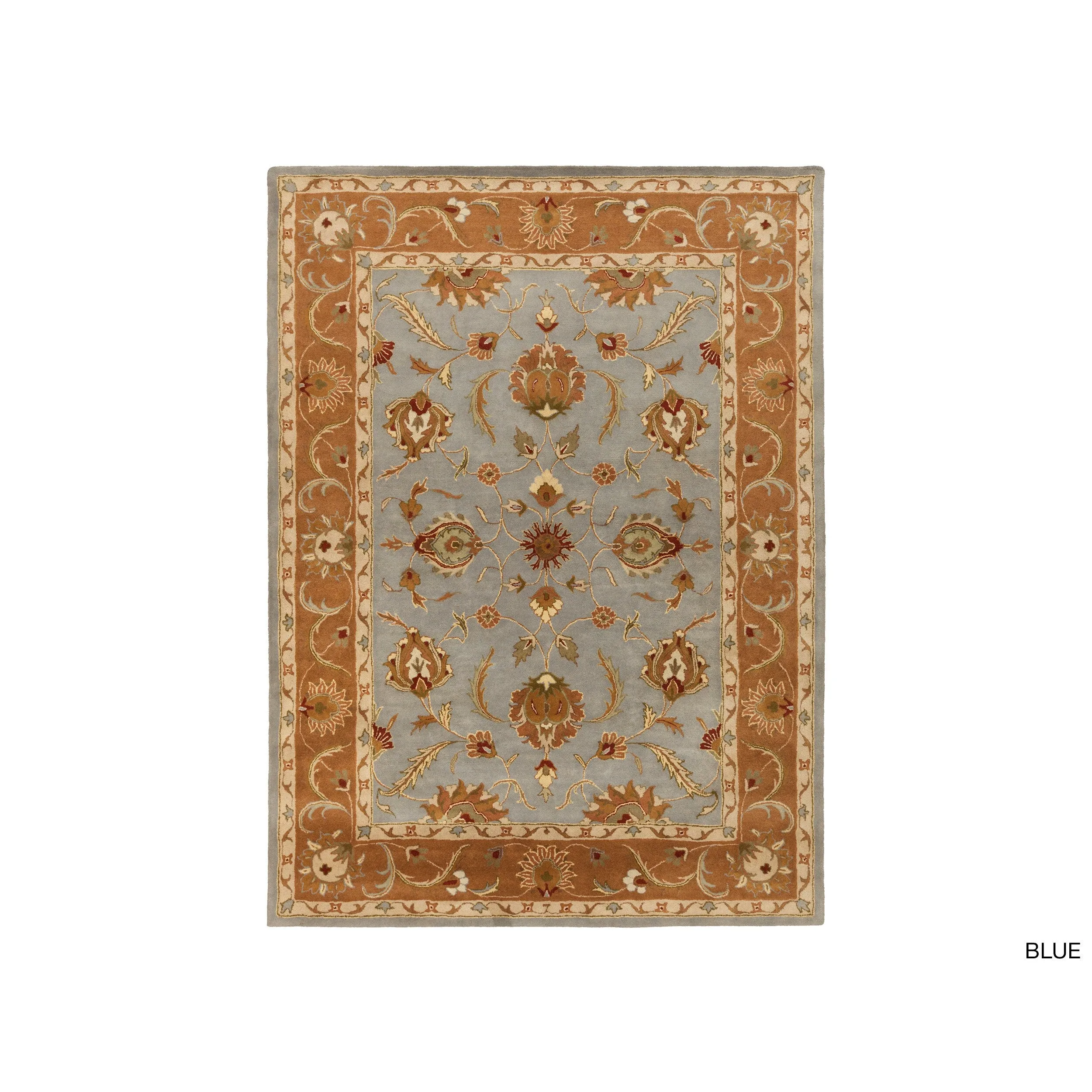 Copper Grove Karelini Hand-tufted Bordered Wool Area Rug