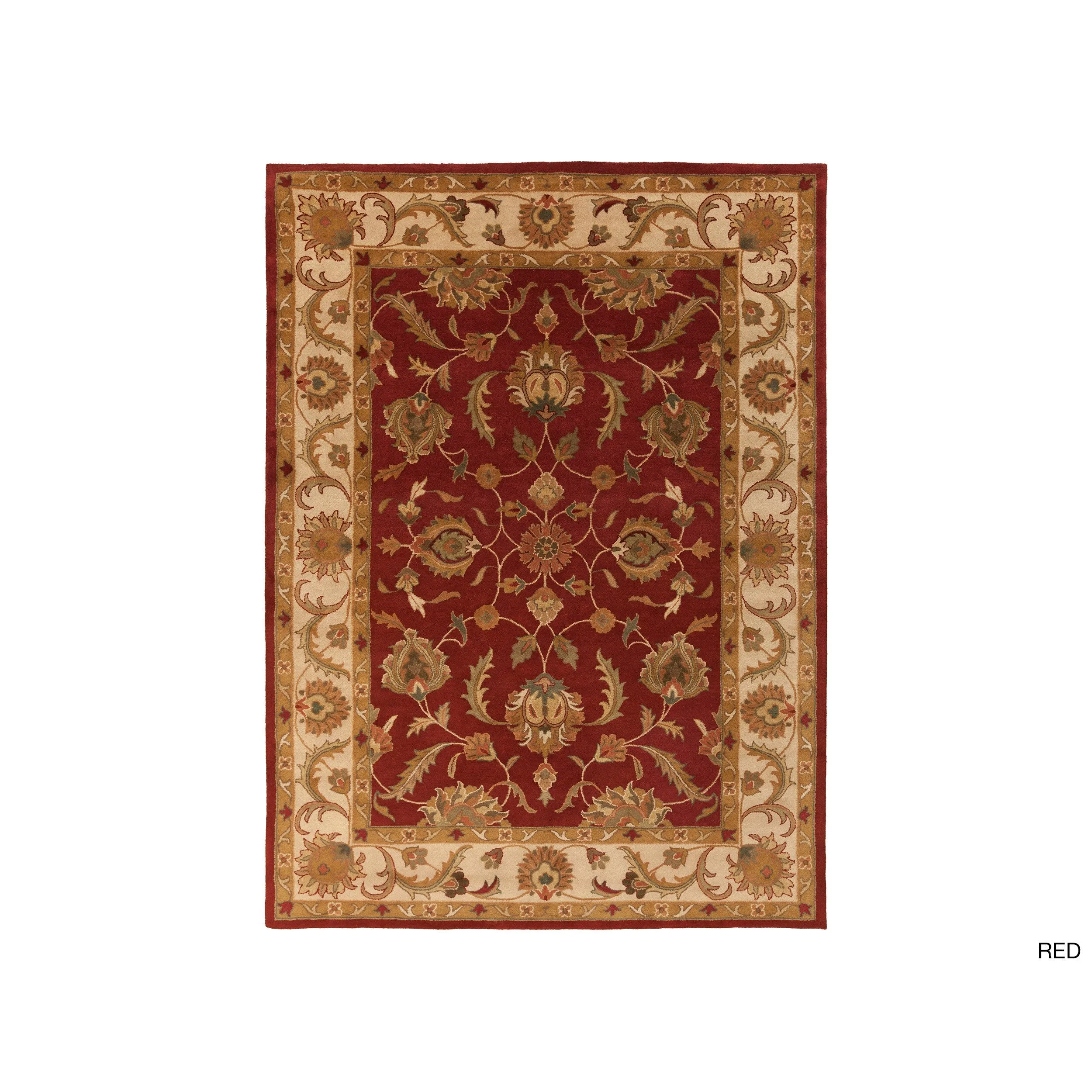 Copper Grove Karelini Hand-tufted Bordered Wool Area Rug