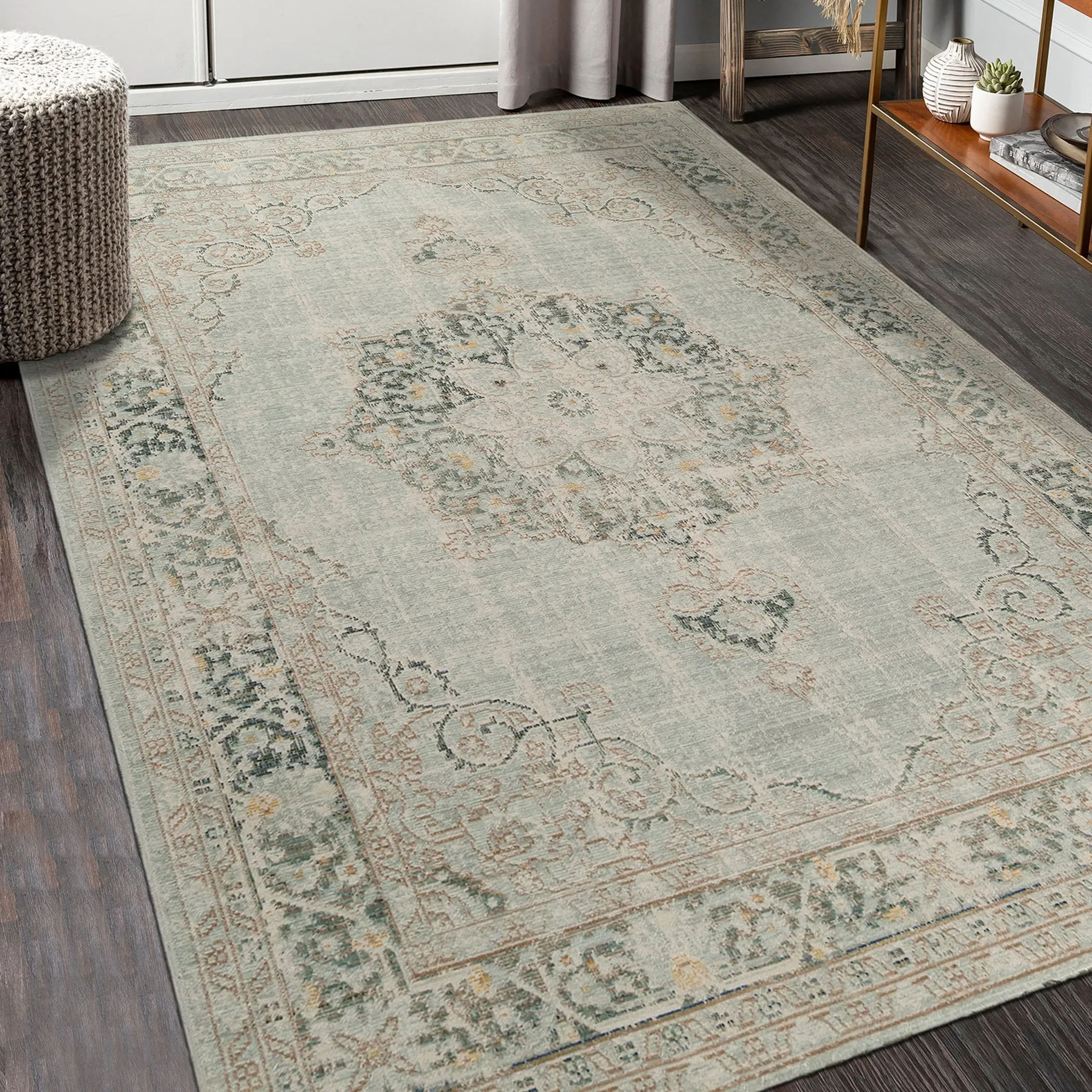 Copper Grove Lancaster Vintage Polyester Area Rug
