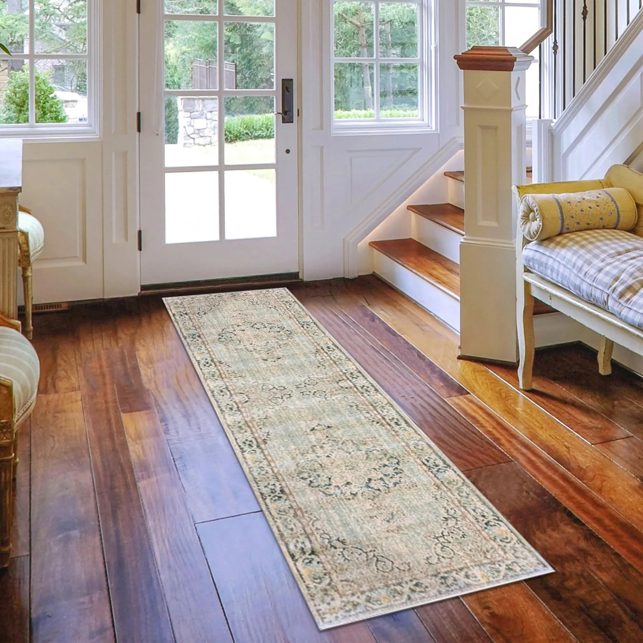 Copper Grove Lancaster Vintage Polyester Area Rug