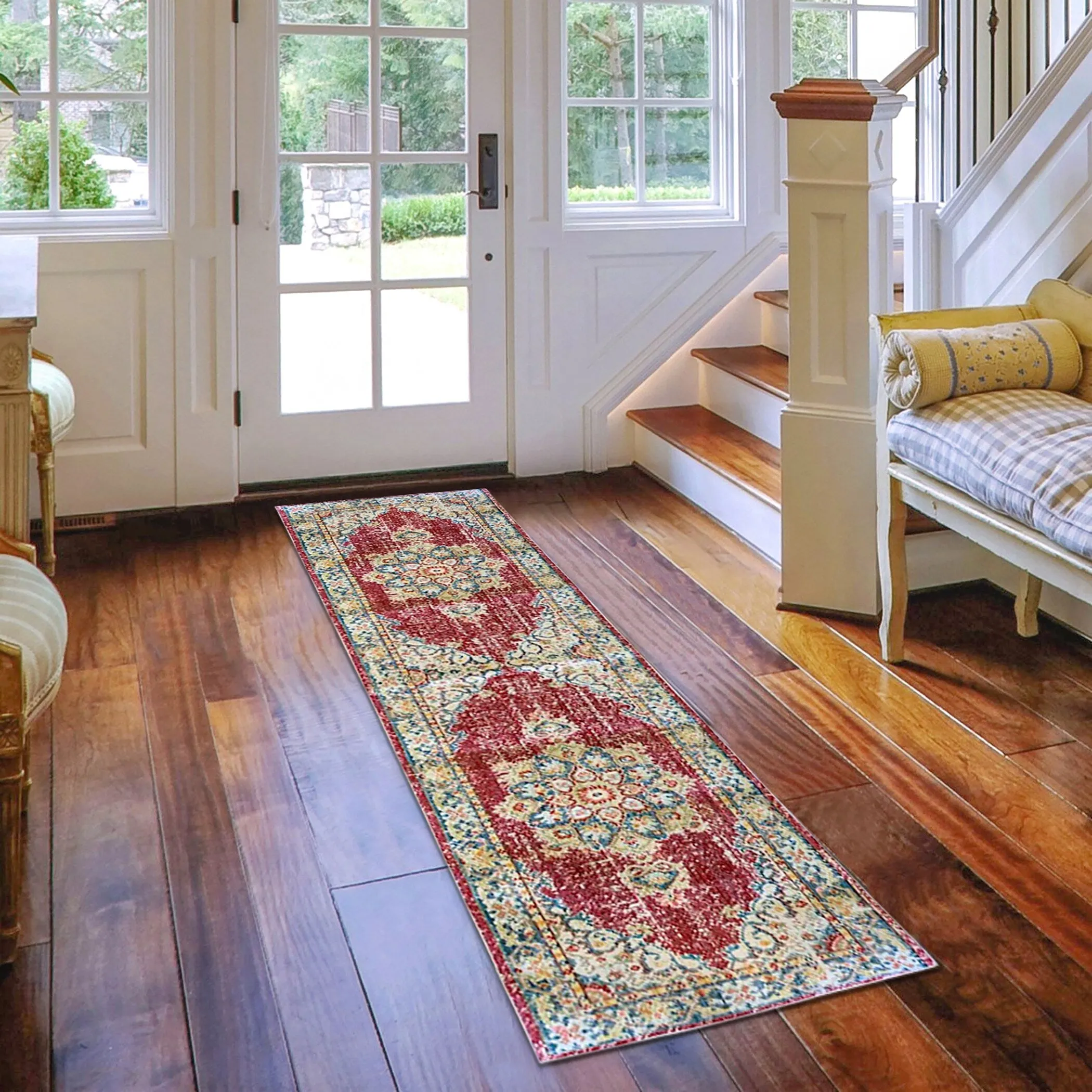 Copper Grove Lancaster Vintage Polyester Area Rug