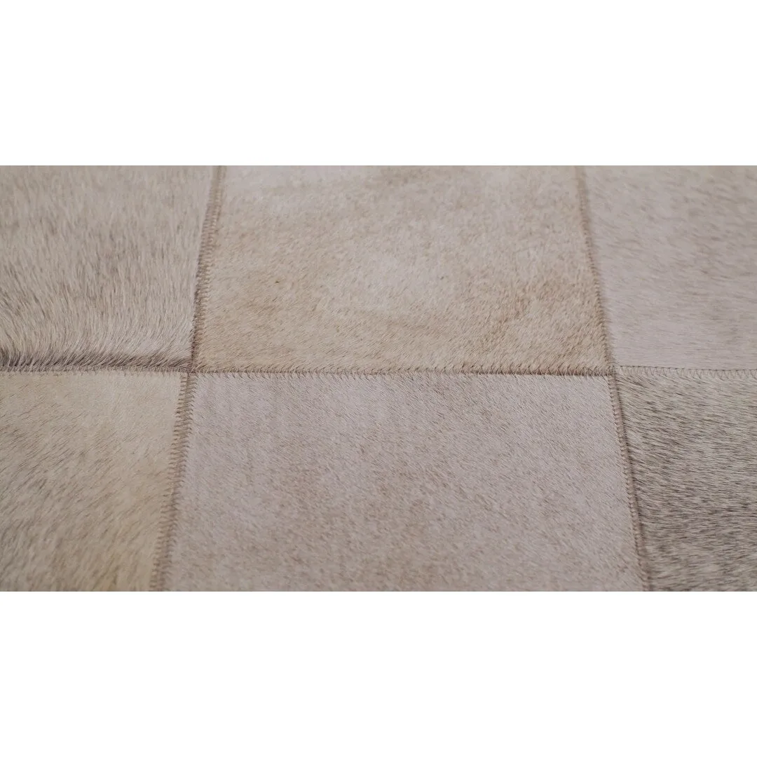 Couristan Chalet Tile Geometric Cowhide Handmade Area Rug