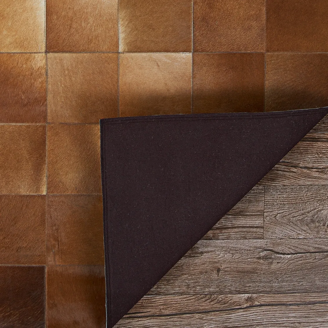Couristan Chalet Tile Geometric Cowhide Handmade Area Rug