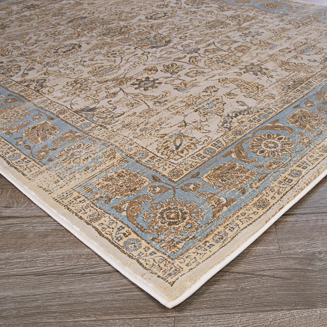 Couristan Zahara Embellished Blossom Area Rug