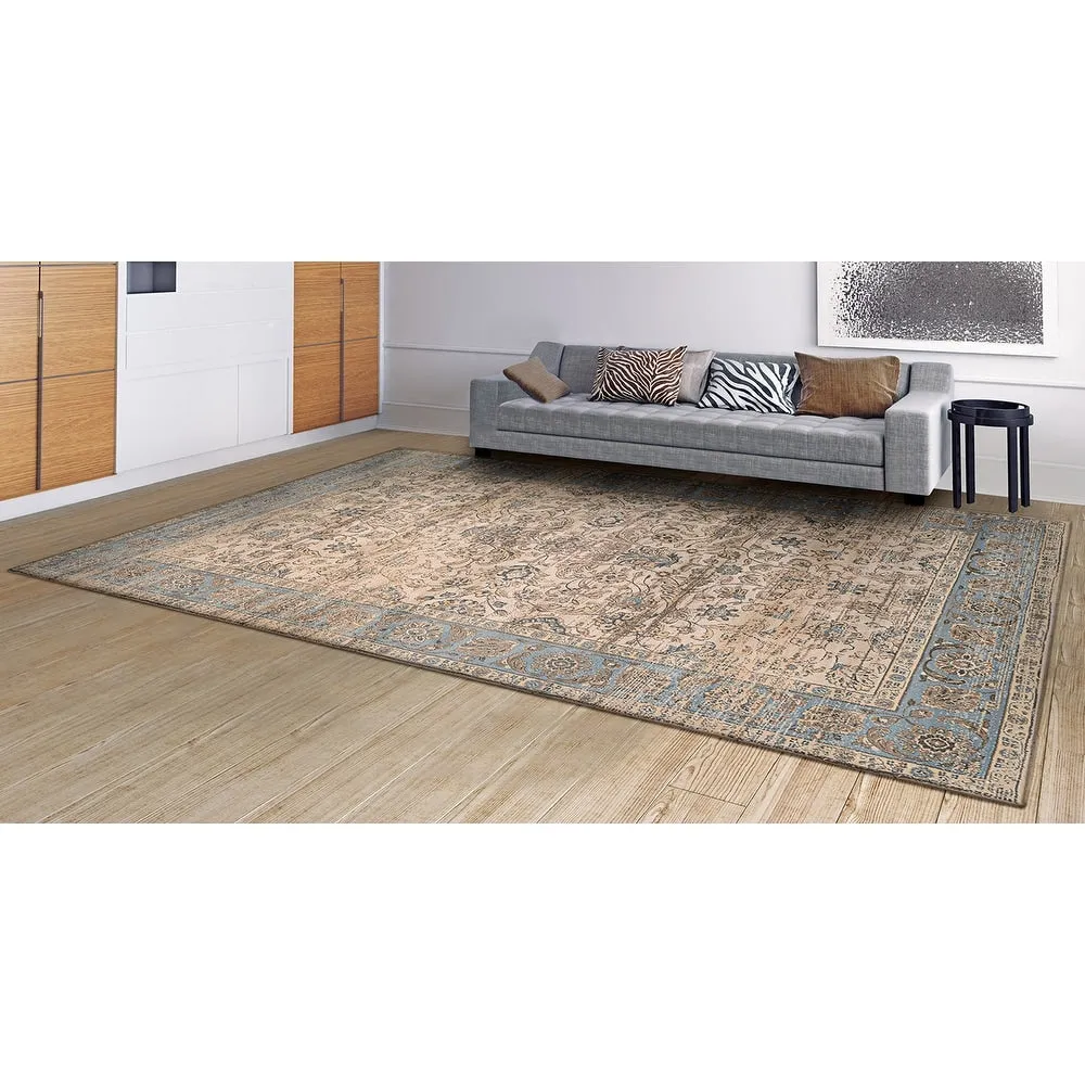 Couristan Zahara Embellished Blossom Area Rug