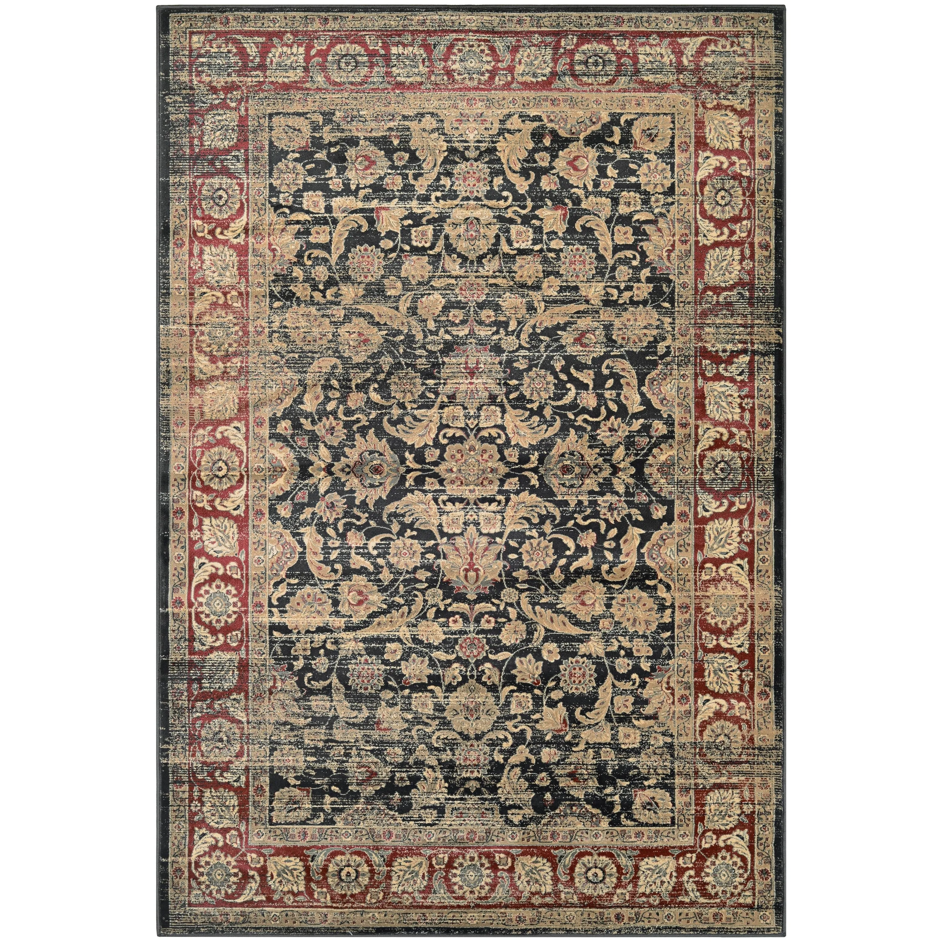 Couristan Zahara Embellished Blossom Area Rug