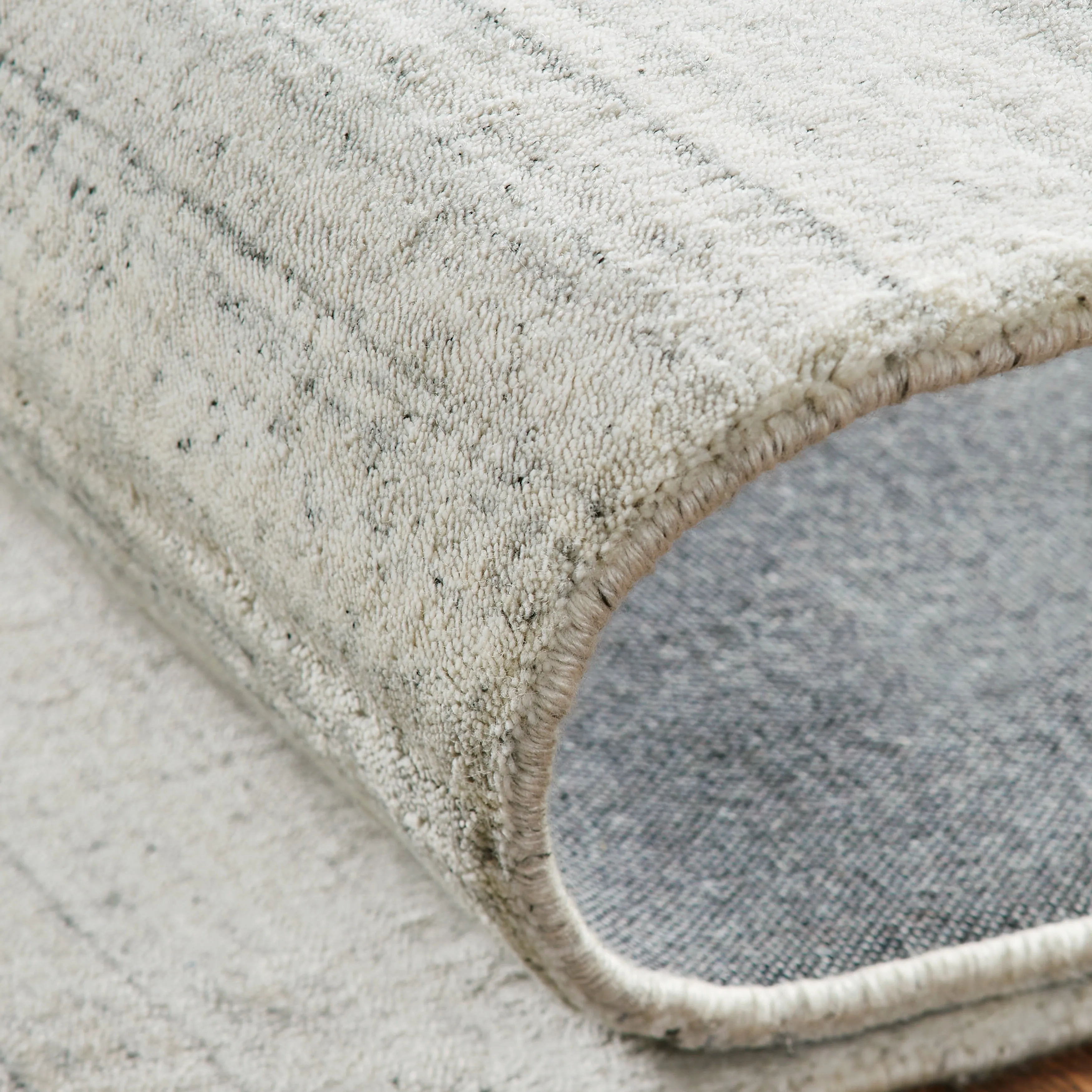 Cream Handmade Area Rug