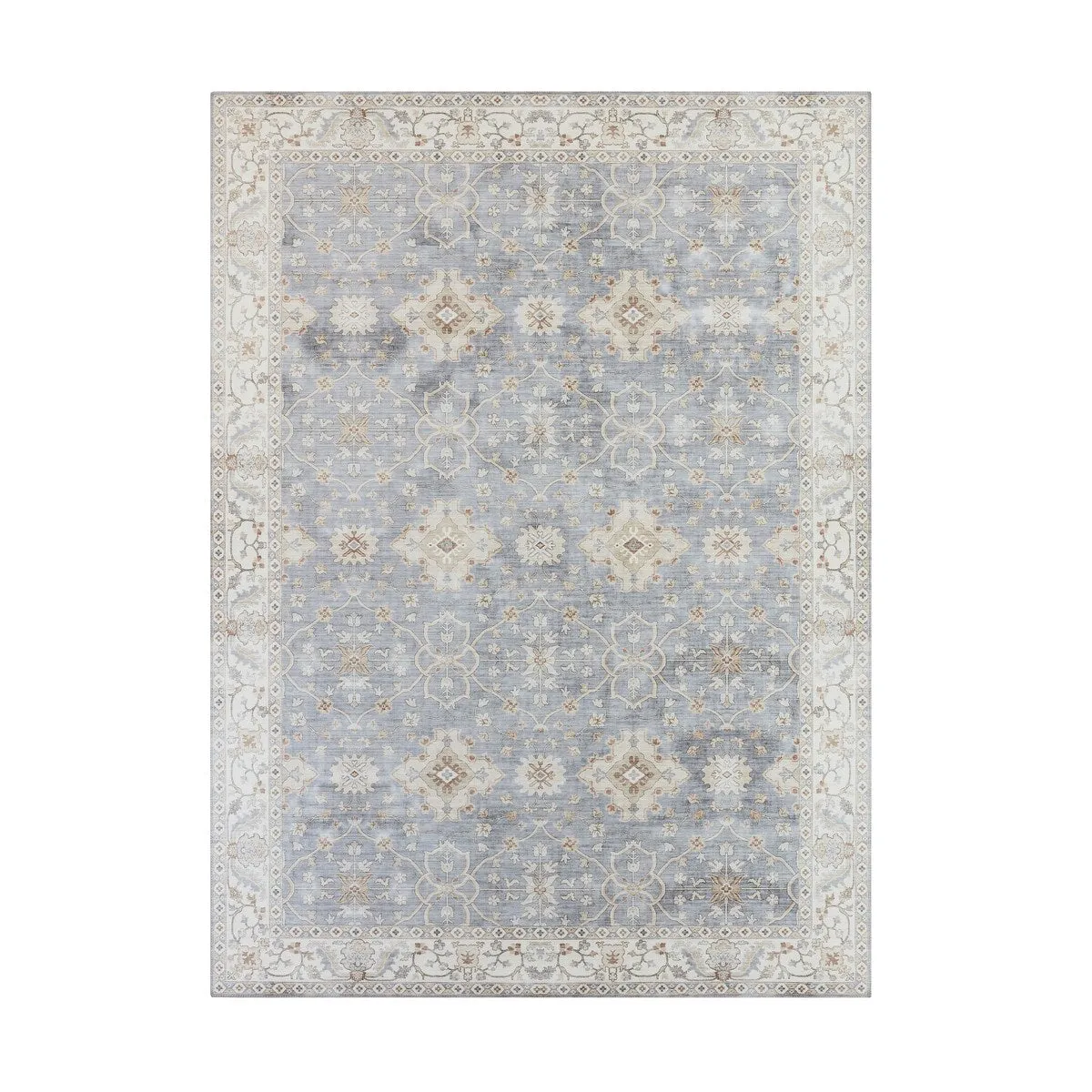 Creative Home Ideas Washable Skid-Resistant Chenille Rug