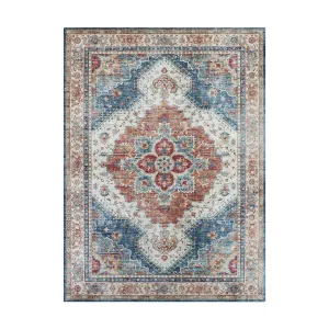 Creative Home Ideas Washable Skid-Resistant Chenille Rug