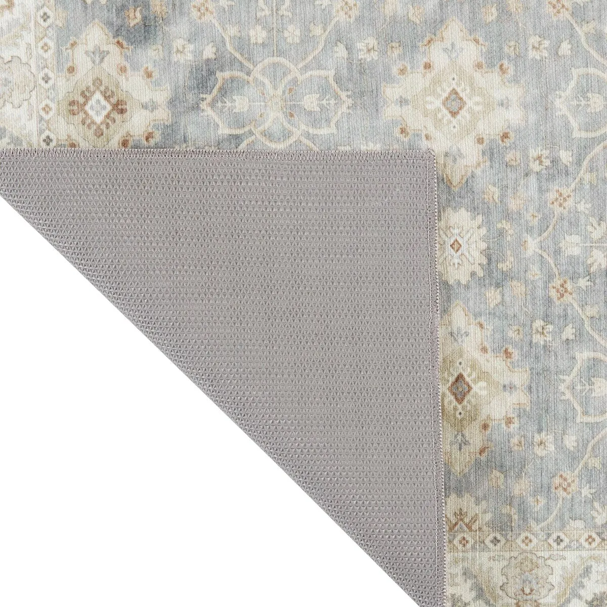 Creative Home Ideas Washable Skid-Resistant Chenille Rug